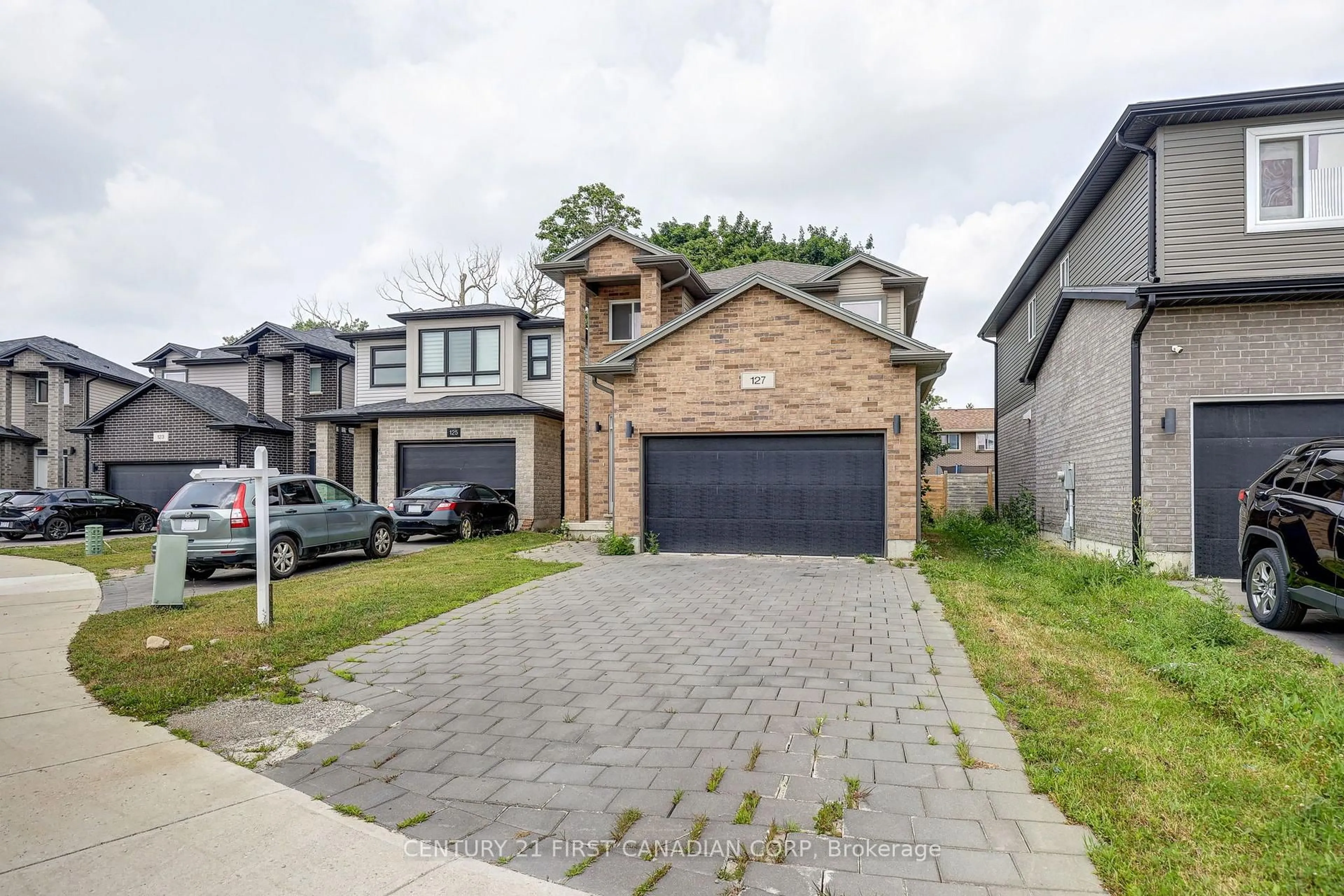 Home with brick exterior material, street for 127 Marconi Crt, London East Ontario N5V 0C9