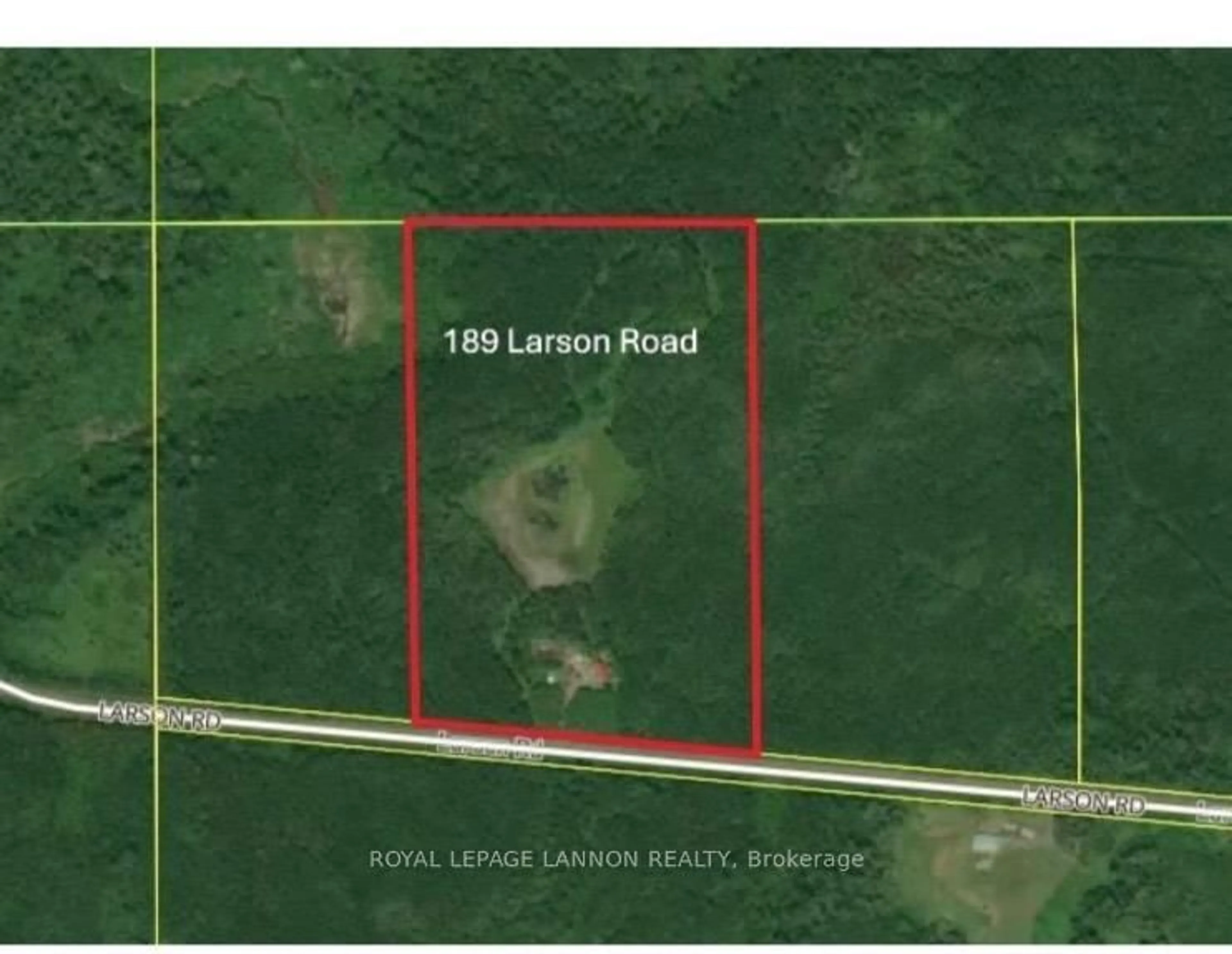 A pic from outside/outdoor area/front of a property/back of a property/a pic from drone, street for 189 Larson Rd, Neebing Ontario P7L 0A4