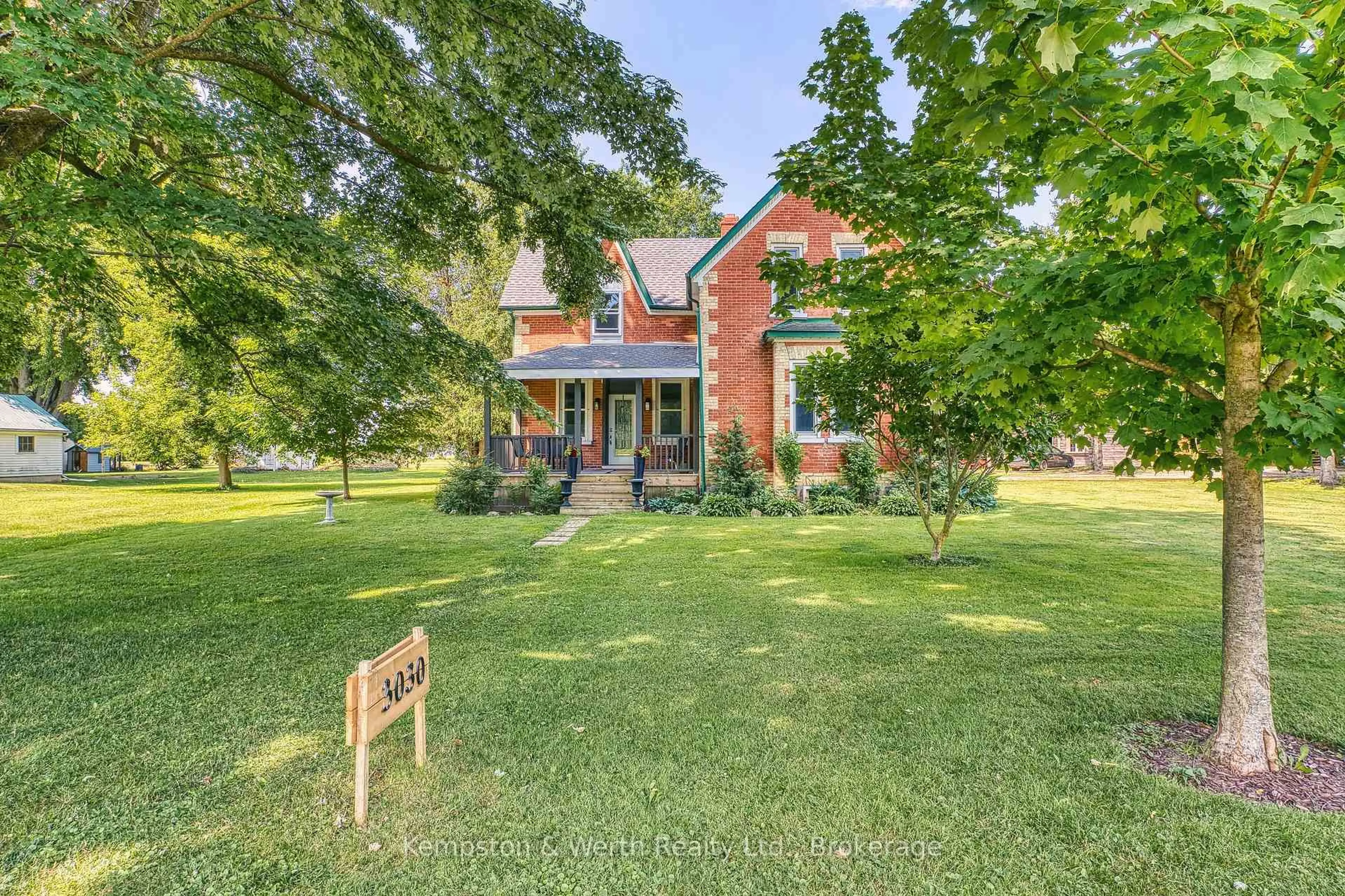 Home with brick exterior material, street for 3030 Patrick St, Howick Ontario N0G 1V0