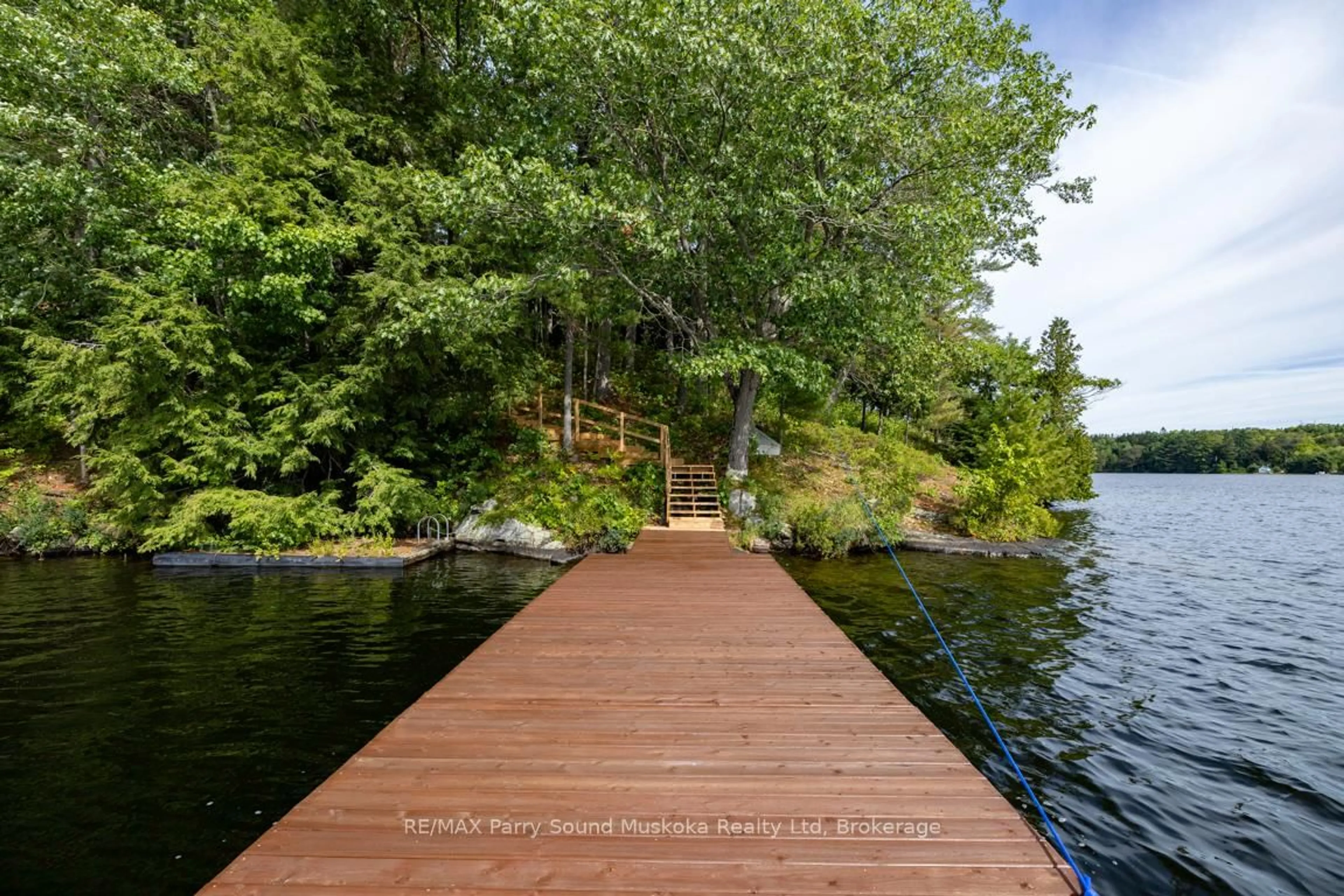 Patio, water/lake/river/ocean view for 32A Sterner Dr, Seguin Ontario P2A 0B2
