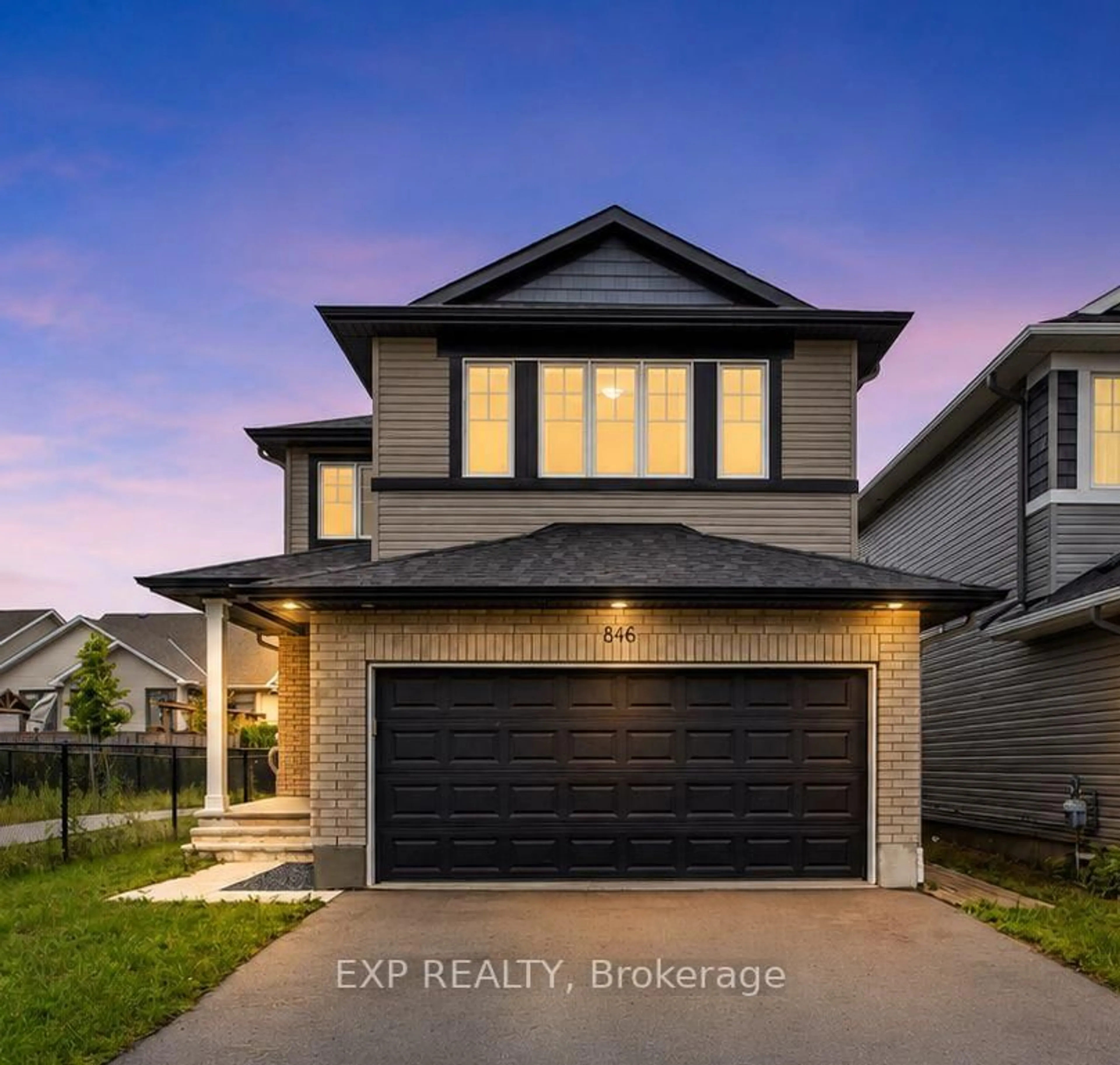 Home with brick exterior material, street for 846 Sendero Way, Ottawa Ontario K2S 2W9