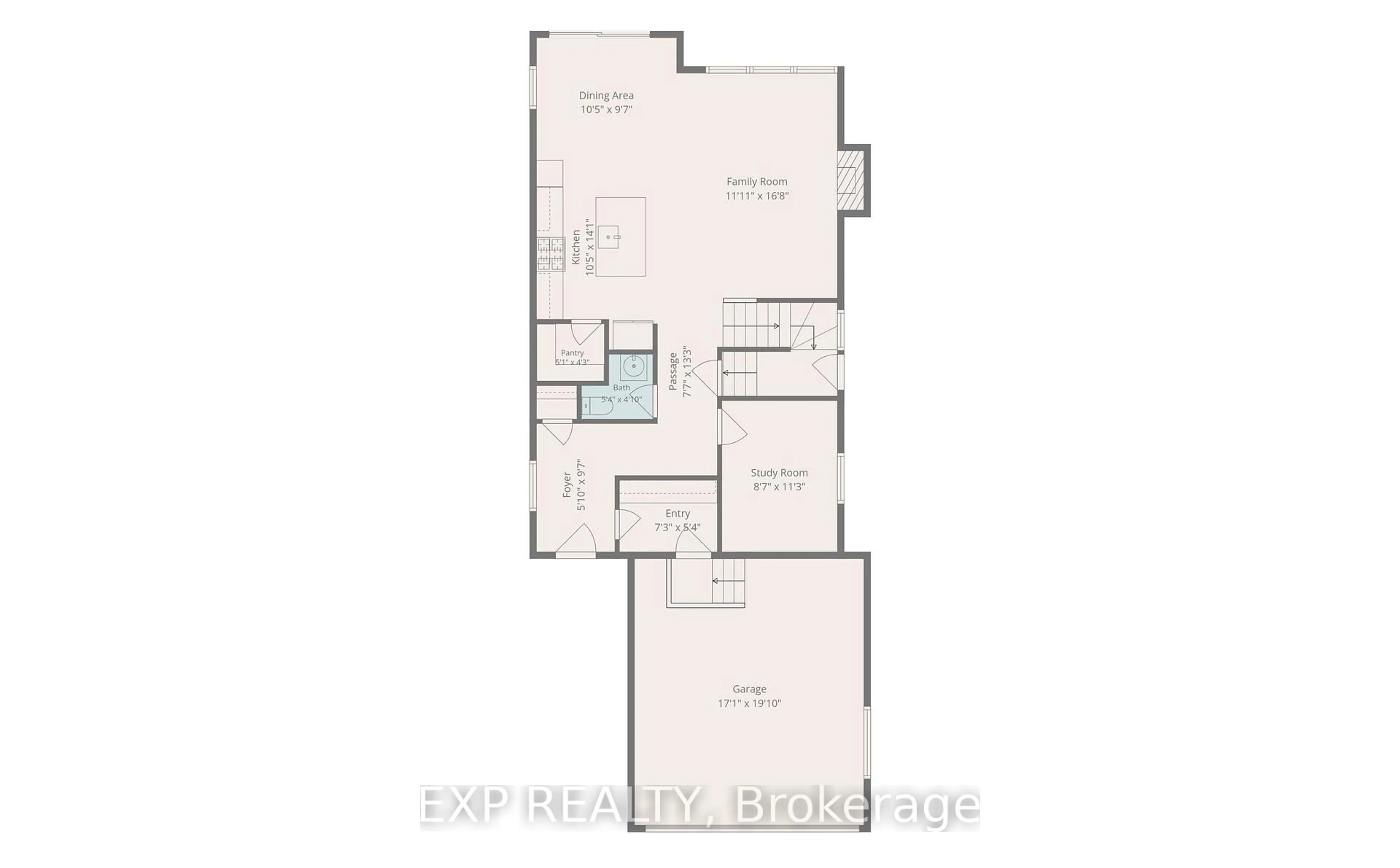 Floor plan for 846 Sendero Way, Ottawa Ontario K2S 2W9