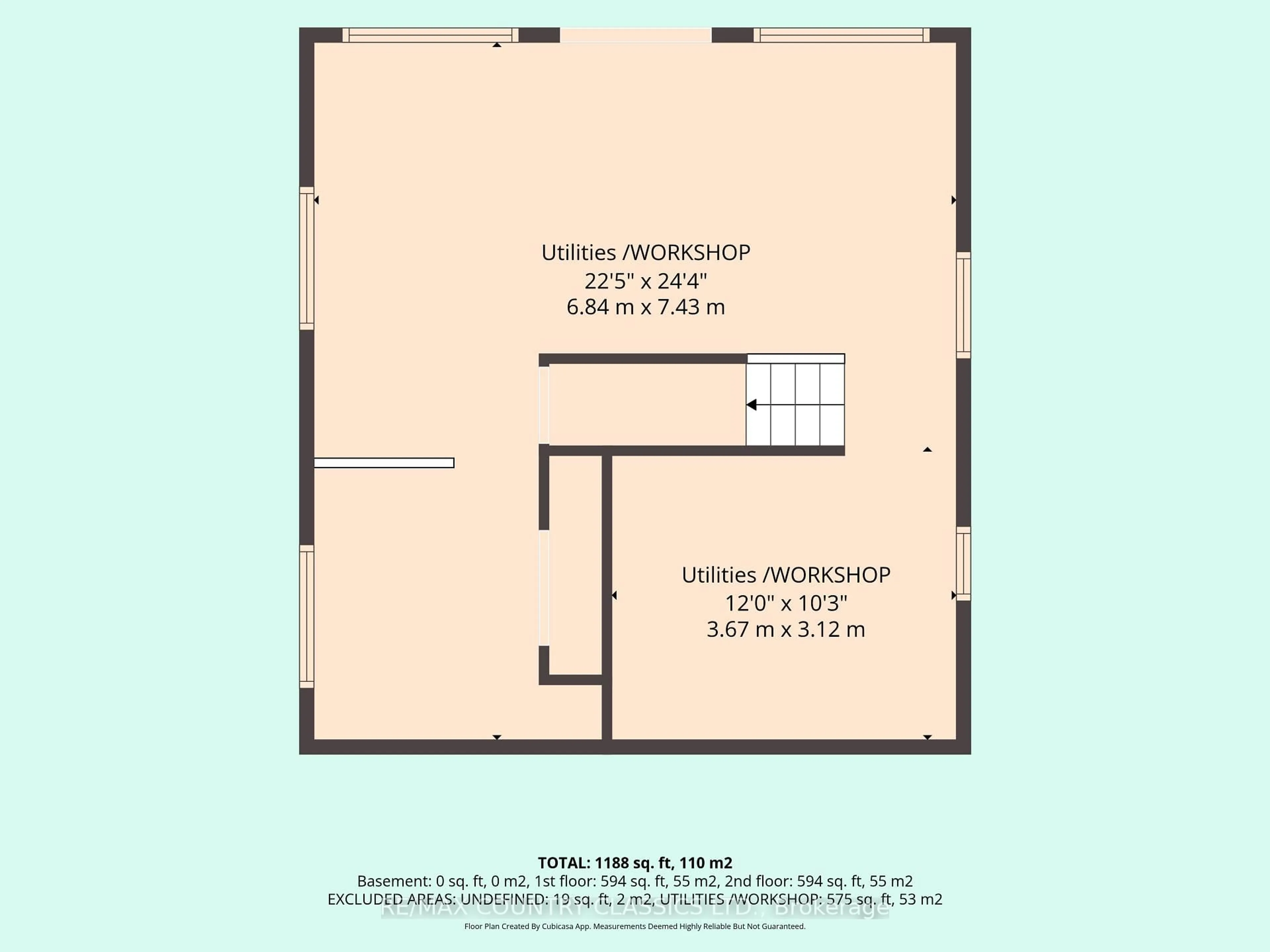Floor plan for 1551 Mumford Rd, Highlands East Ontario K0L 1X0