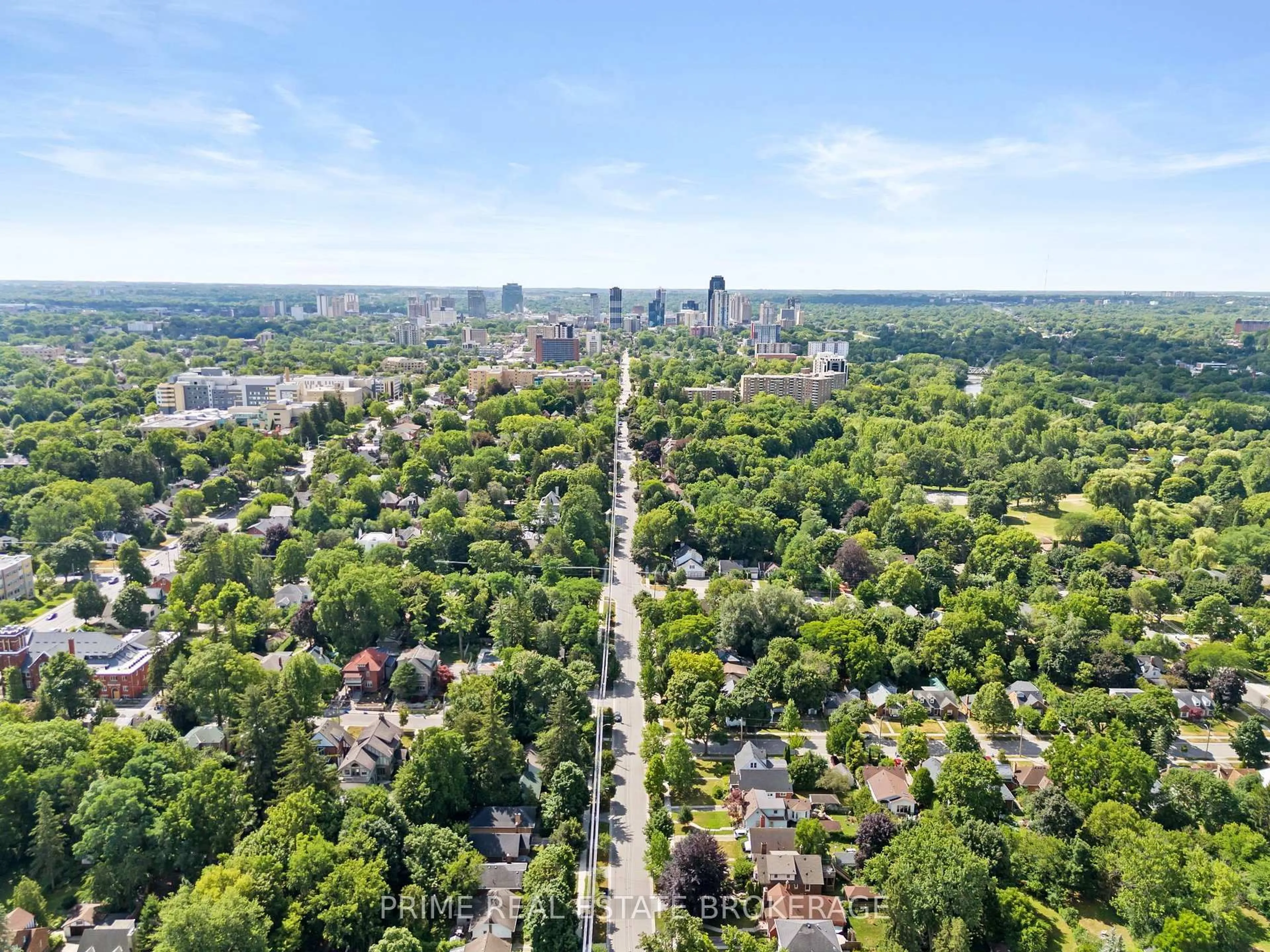 A pic from outside/outdoor area/front of a property/back of a property/a pic from drone, city buildings view from balcony for 457 St George St, London East Ontario N6A 3B6