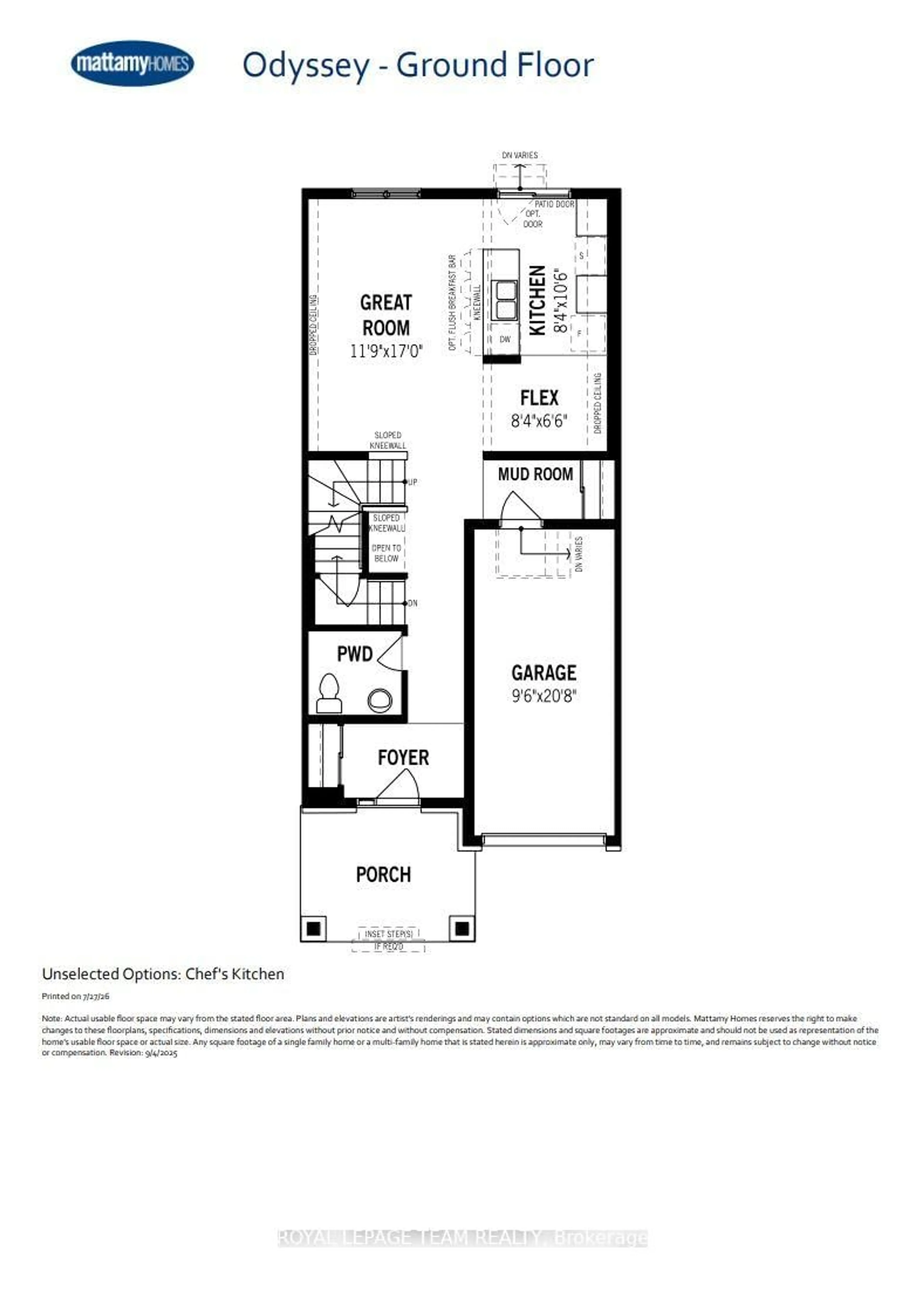Floor plan for 3025 Weecay Circ, Kanata Ontario K2W 0R2