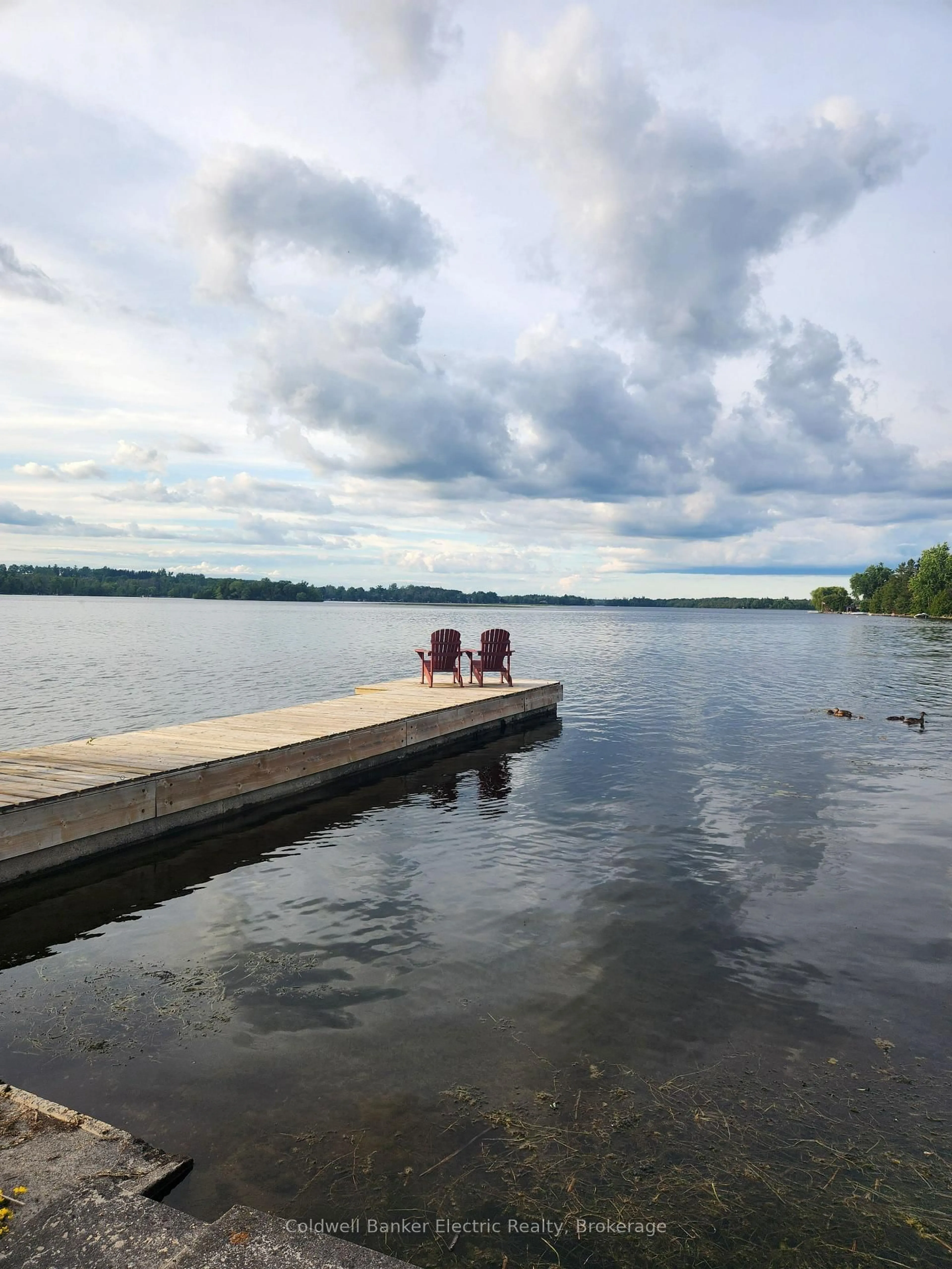 Patio, water/lake/river/ocean view for 1647 Stenner Rd, Douro-Dummer Ontario K0L 2H0
