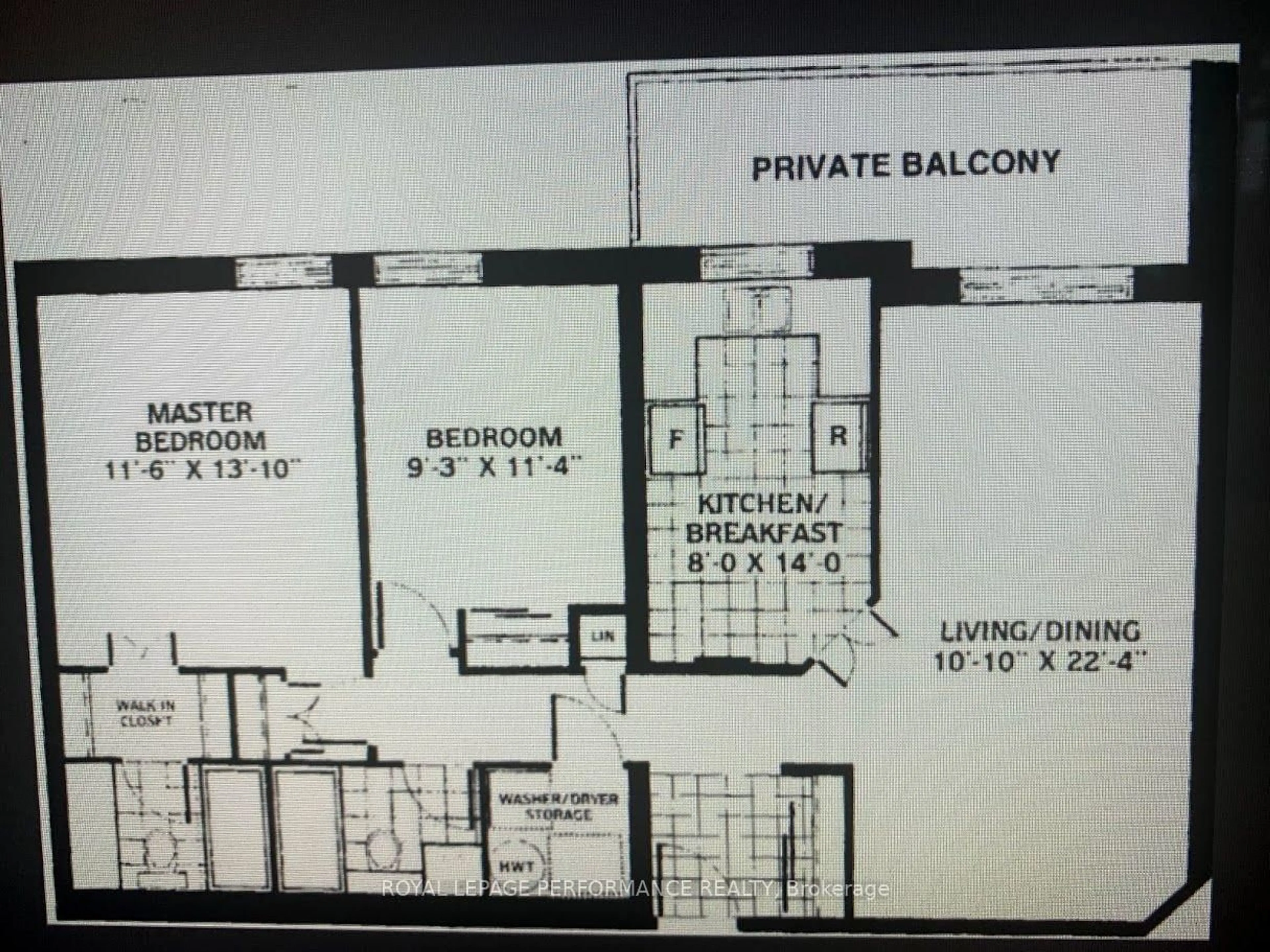 Floor plan for 1705 Playfair Dr. Dr #1602, Ottawa Ontario K1H 8P6