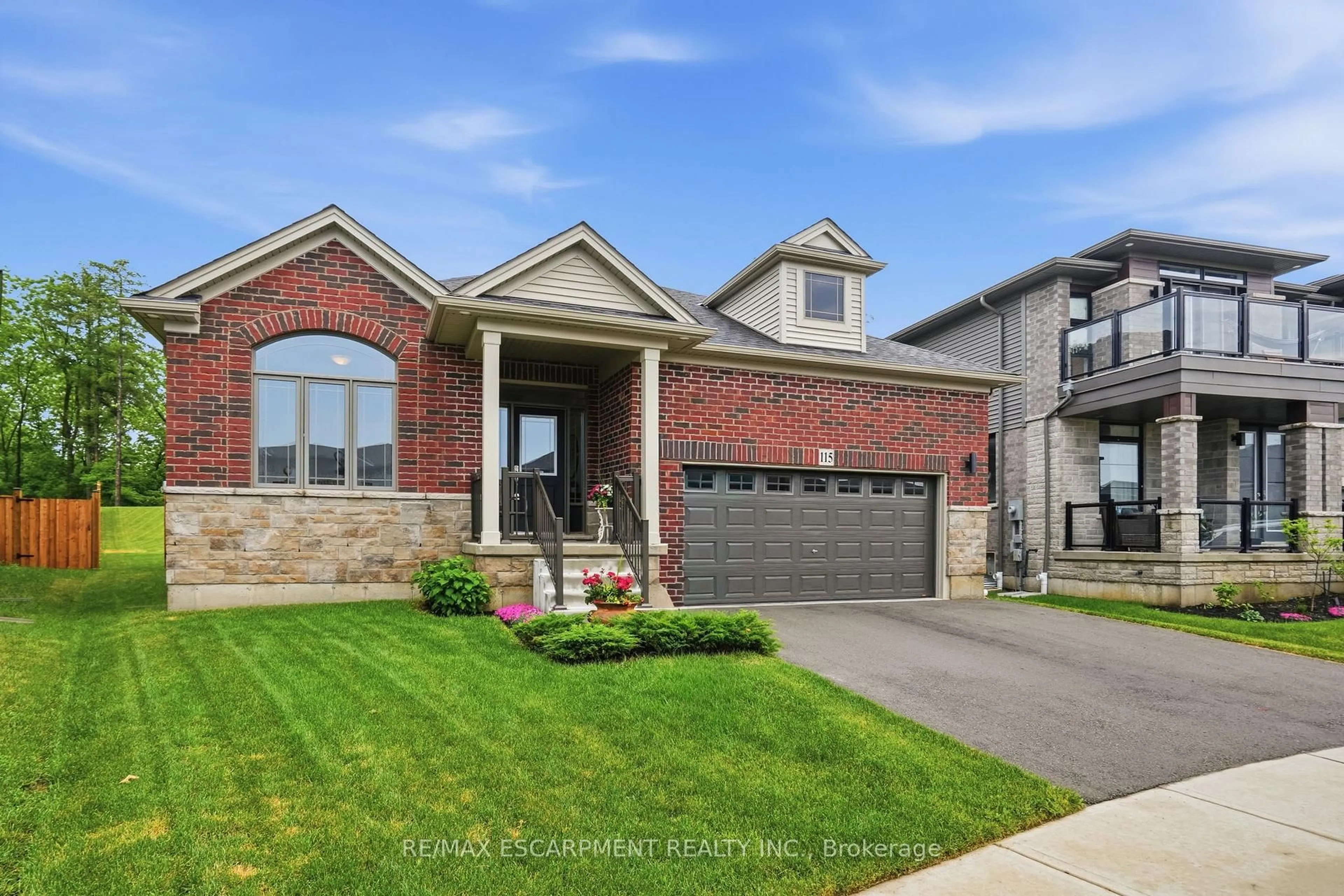 Home with brick exterior material, street for 115 Daugaard Ave, Brant Ontario N3L 0L6