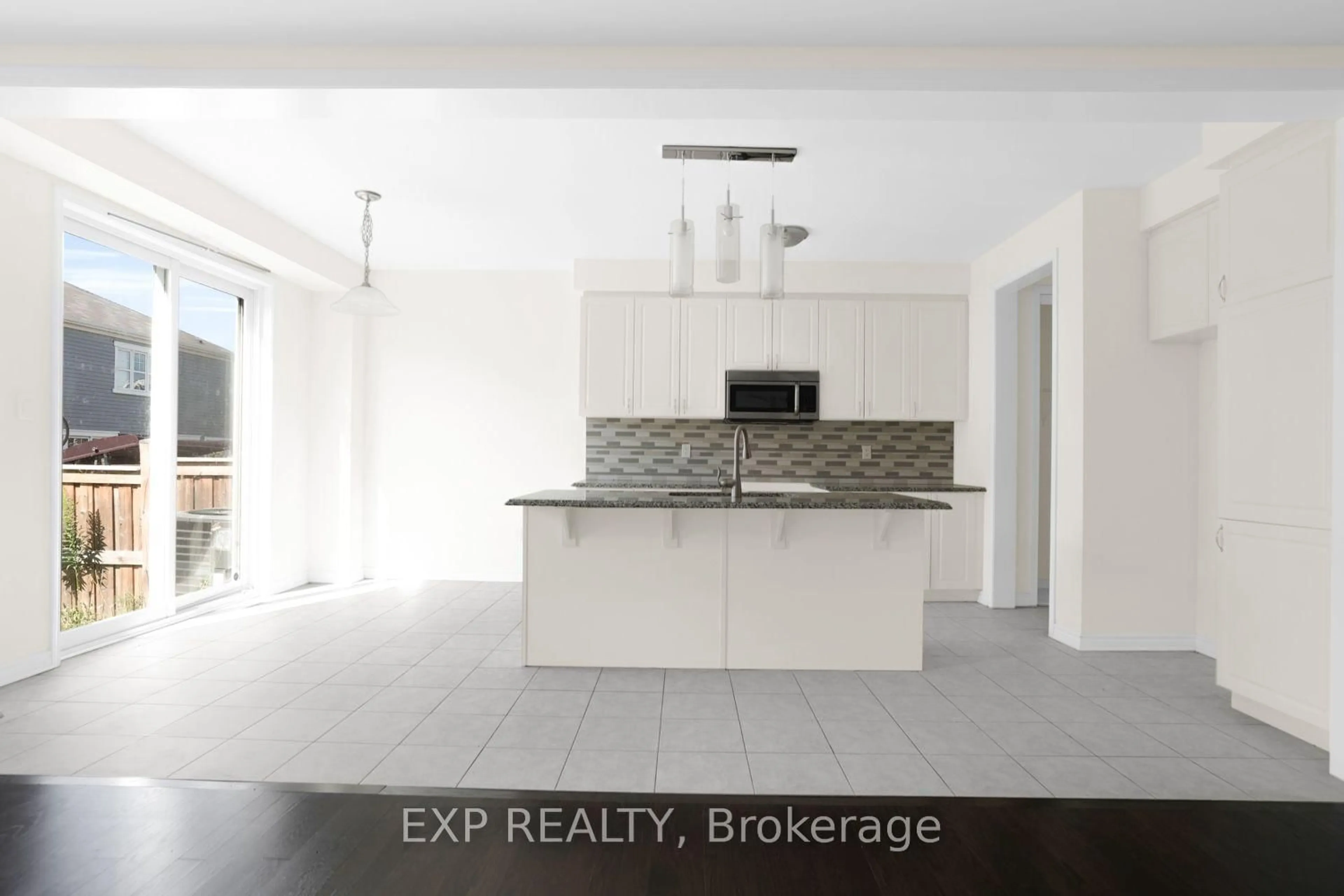 Open concept kitchen, ceramic/tile floor for 353 Grovehill Cres, Kitchener Ontario N2R 0K8