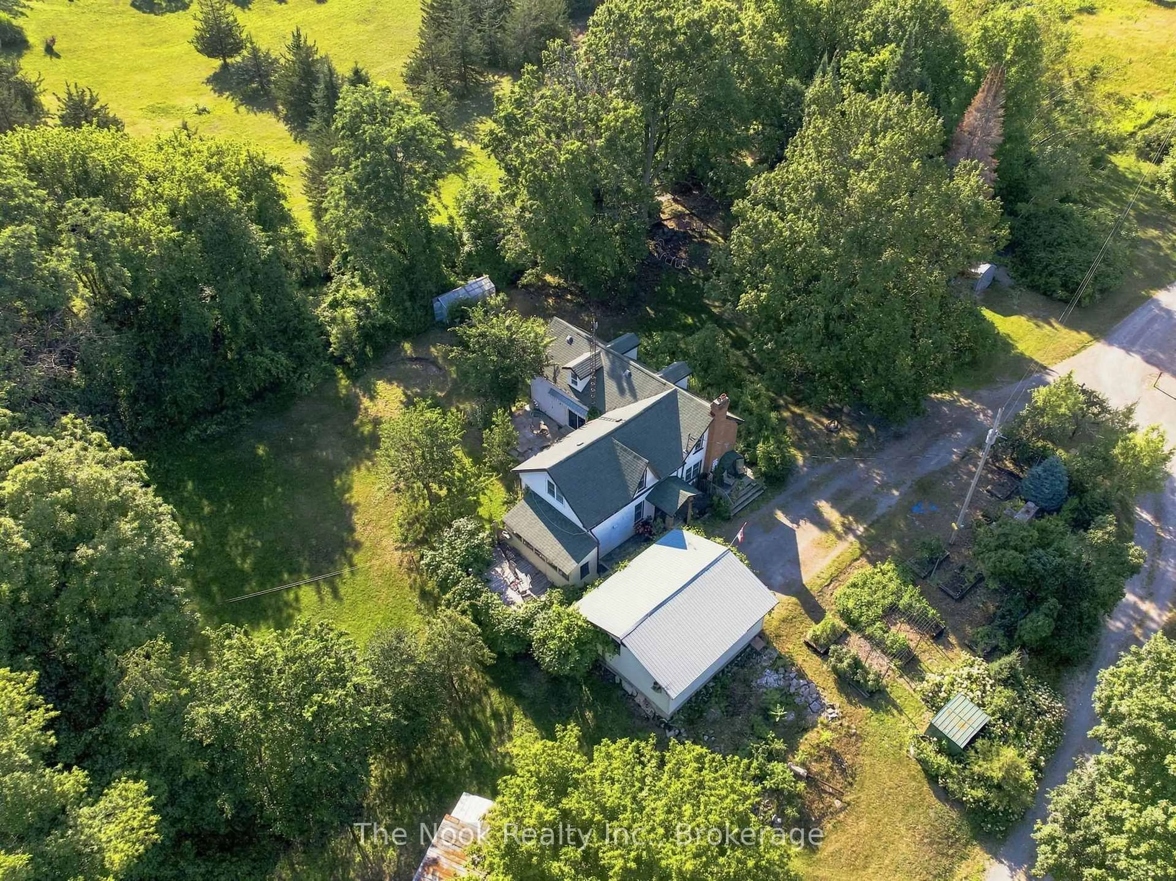 A pic from outside/outdoor area/front of a property/back of a property/a pic from drone, unknown for 636 Glen Ross Rd, Hastings Ontario K0K 2C0