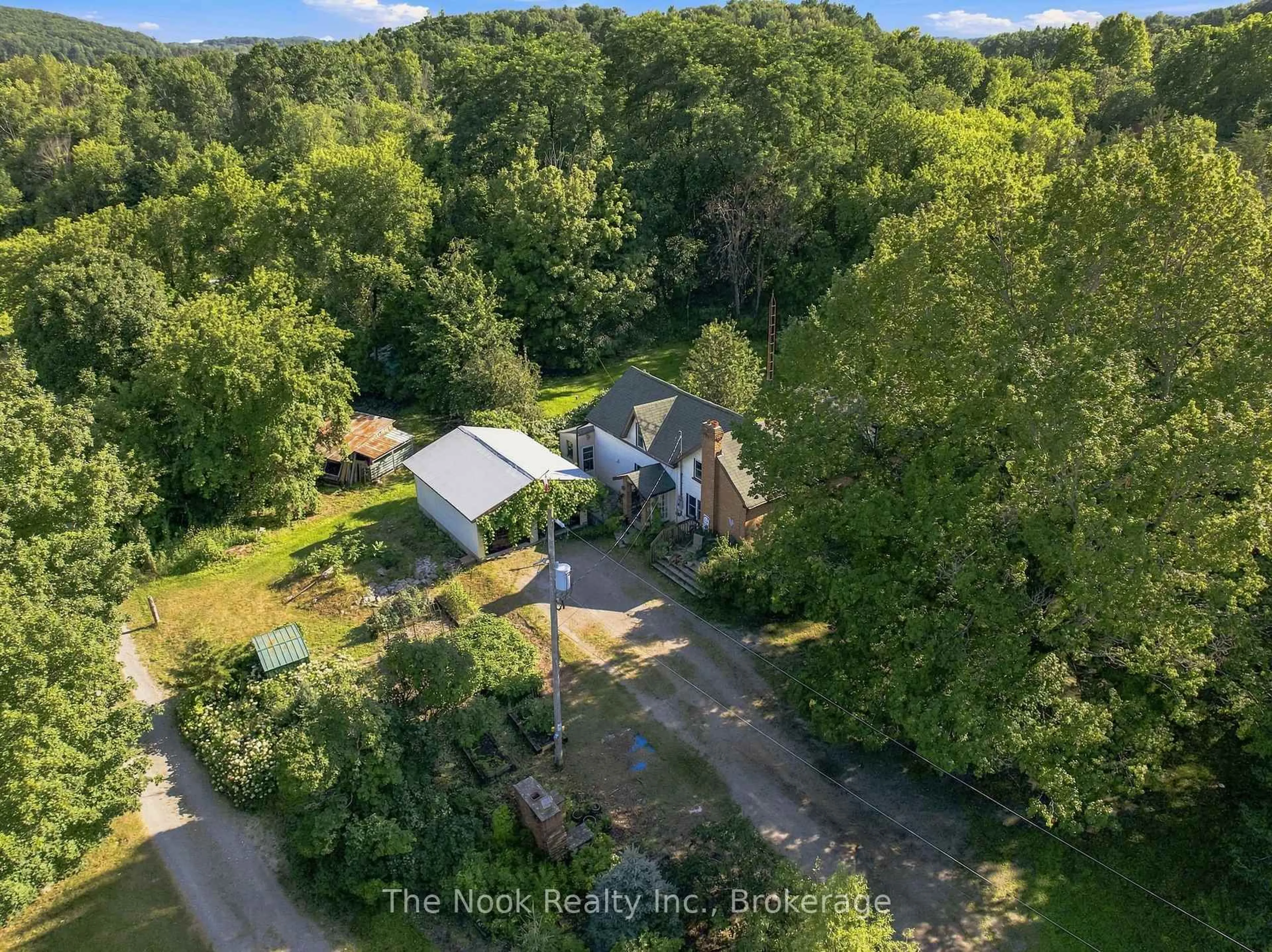 A pic from outside/outdoor area/front of a property/back of a property/a pic from drone, unknown for 636 Glen Ross Rd, Hastings Ontario K0K 2C0