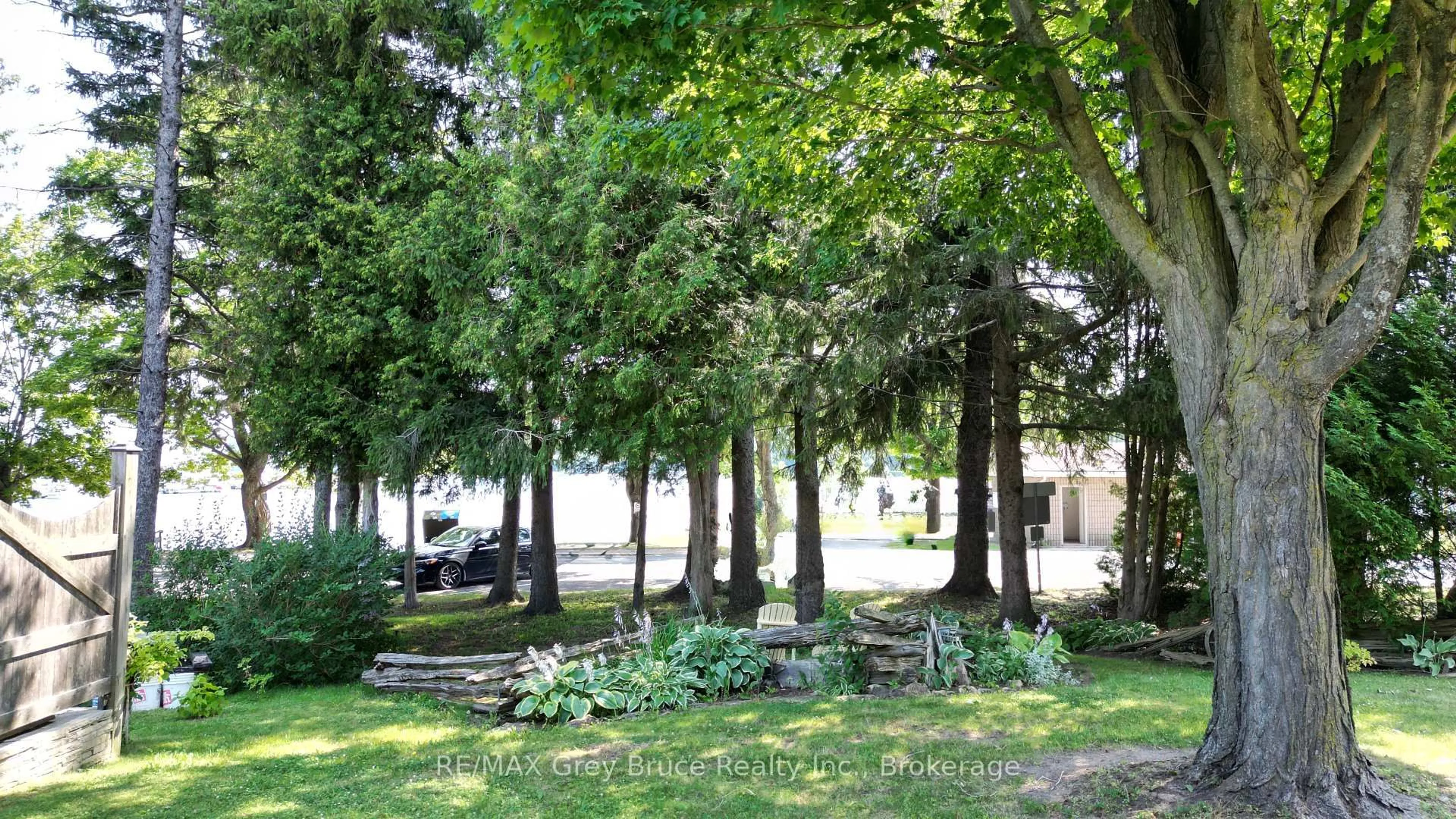 Patio, forest/trees view for 2 WEBSTER St, Northern Bruce Peninsula Ontario N0H 1W0