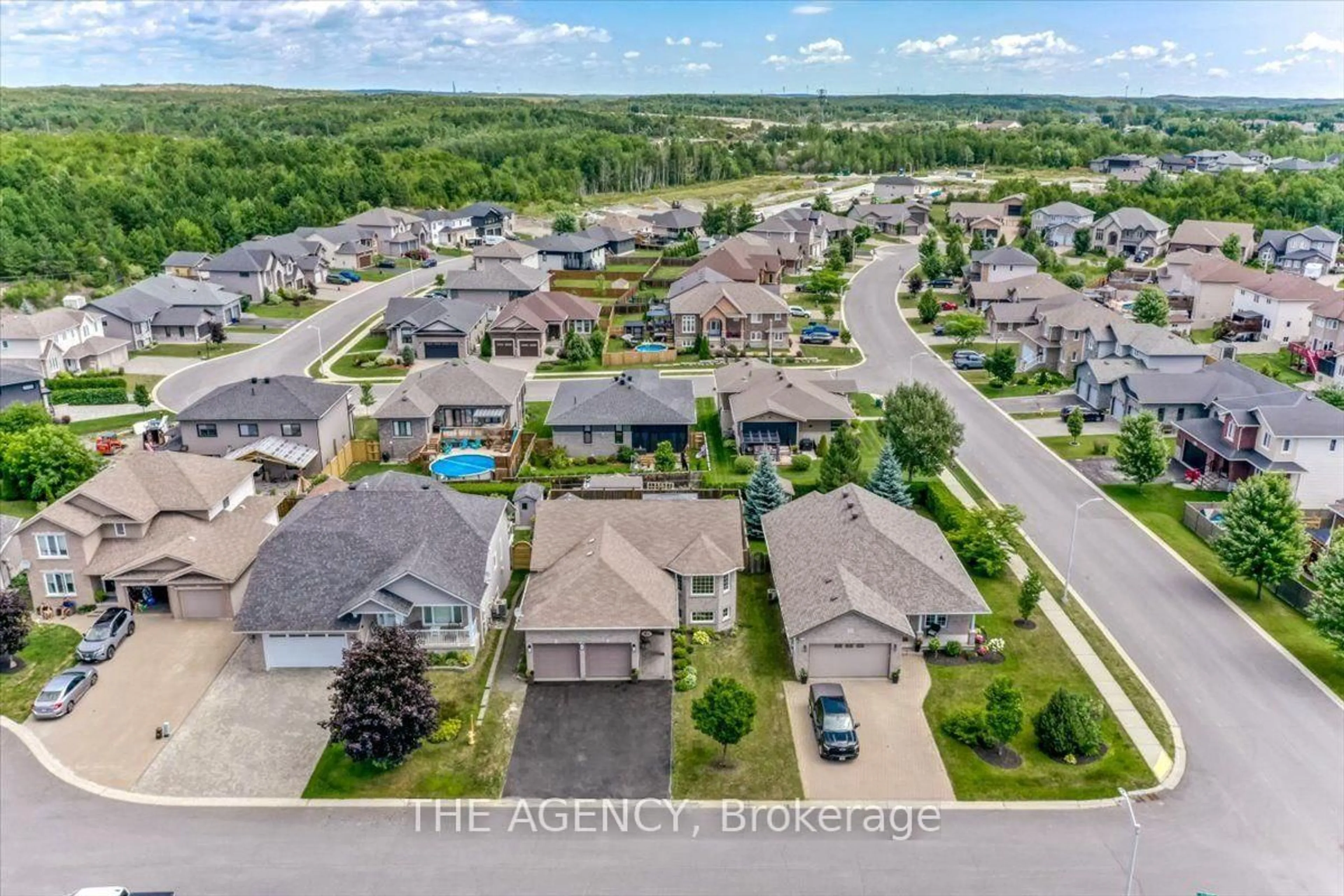 A pic from outside/outdoor area/front of a property/back of a property/a pic from drone, street for 8 Alliston St, Greater Sudbury Ontario P3B 0B3