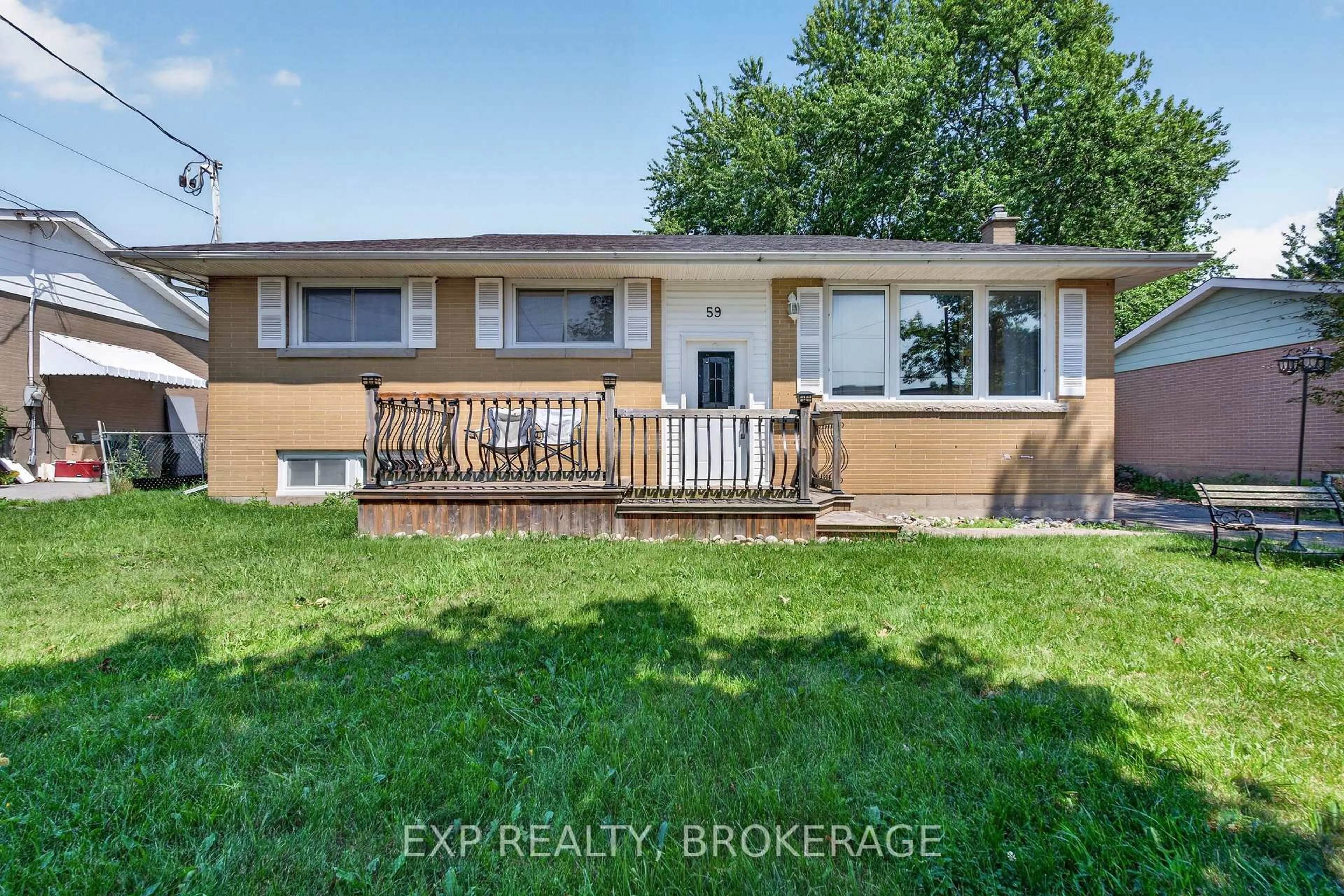 A pic from outside/outdoor area/front of a property/back of a property/a pic from drone, unknown for 59 FAIRFIELD Blvd, Loyalist Ontario K7N 1L3
