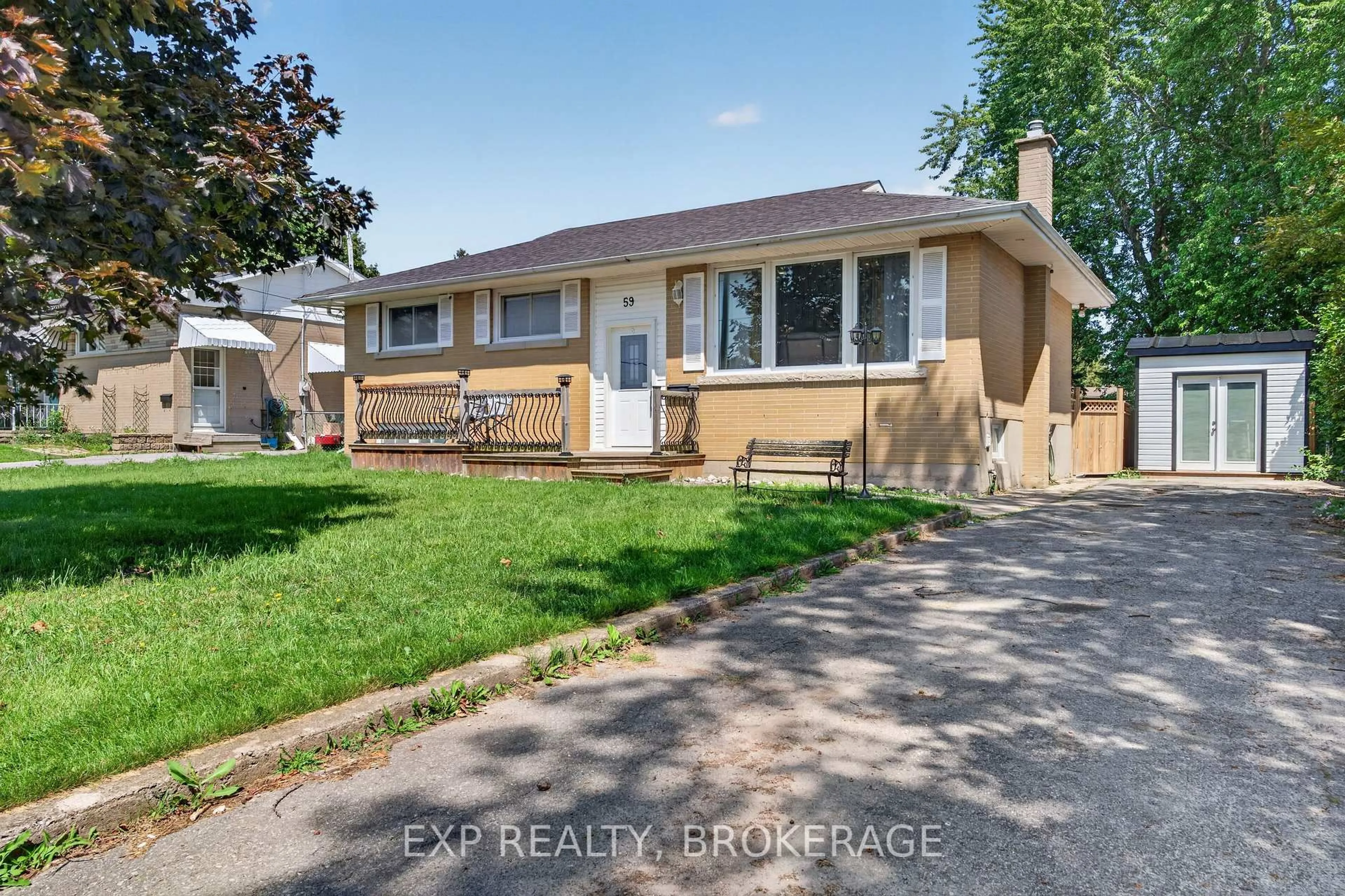 Home with vinyl exterior material, street for 59 FAIRFIELD Blvd, Loyalist Ontario K7N 1L3