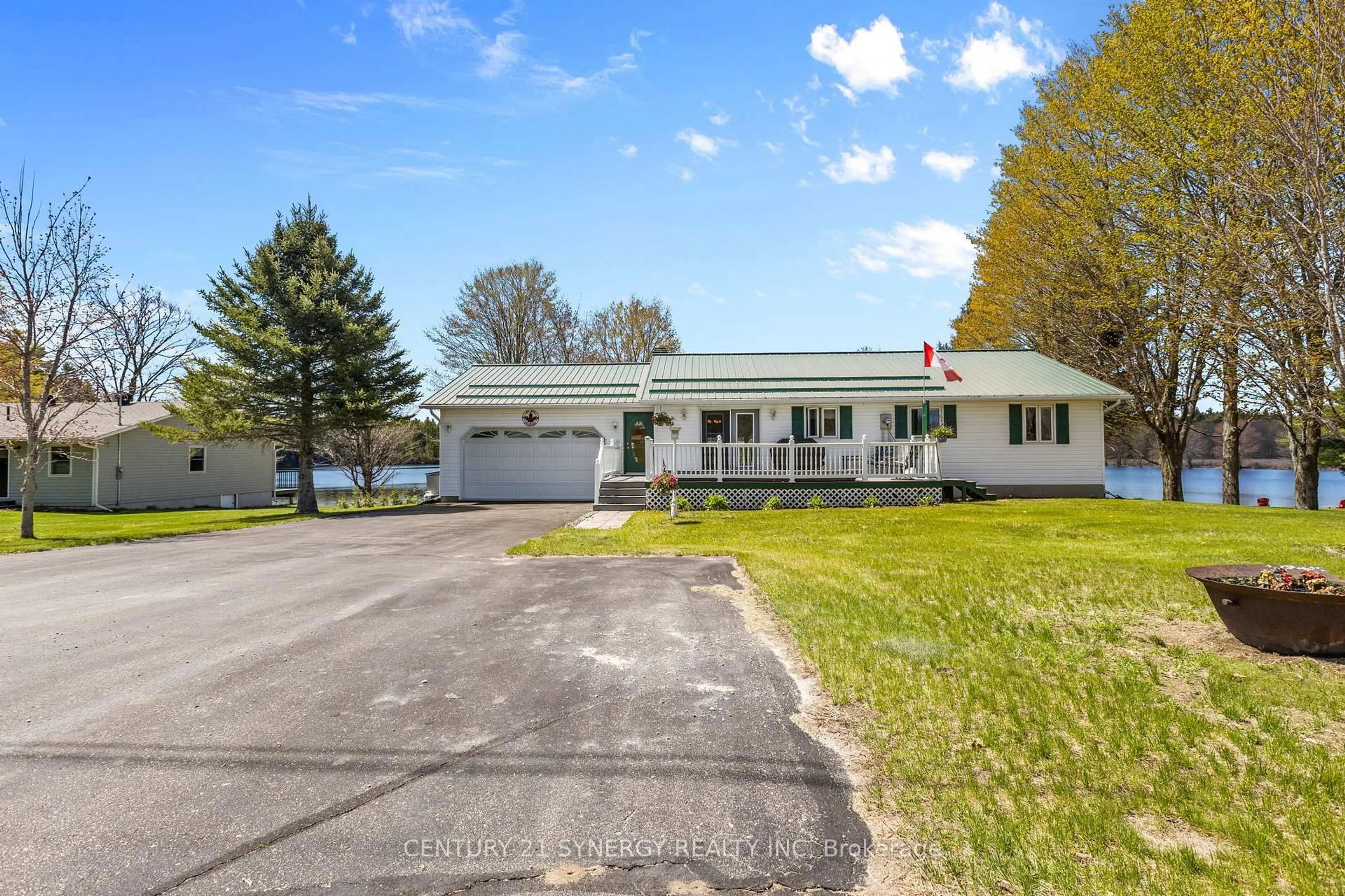 A pic from outside/outdoor area/front of a property/back of a property/a pic from drone, water/lake/river/ocean view for 179 Bobs Lake Lane 11 Lane, Barry's Bay Ontario K0K 1B0