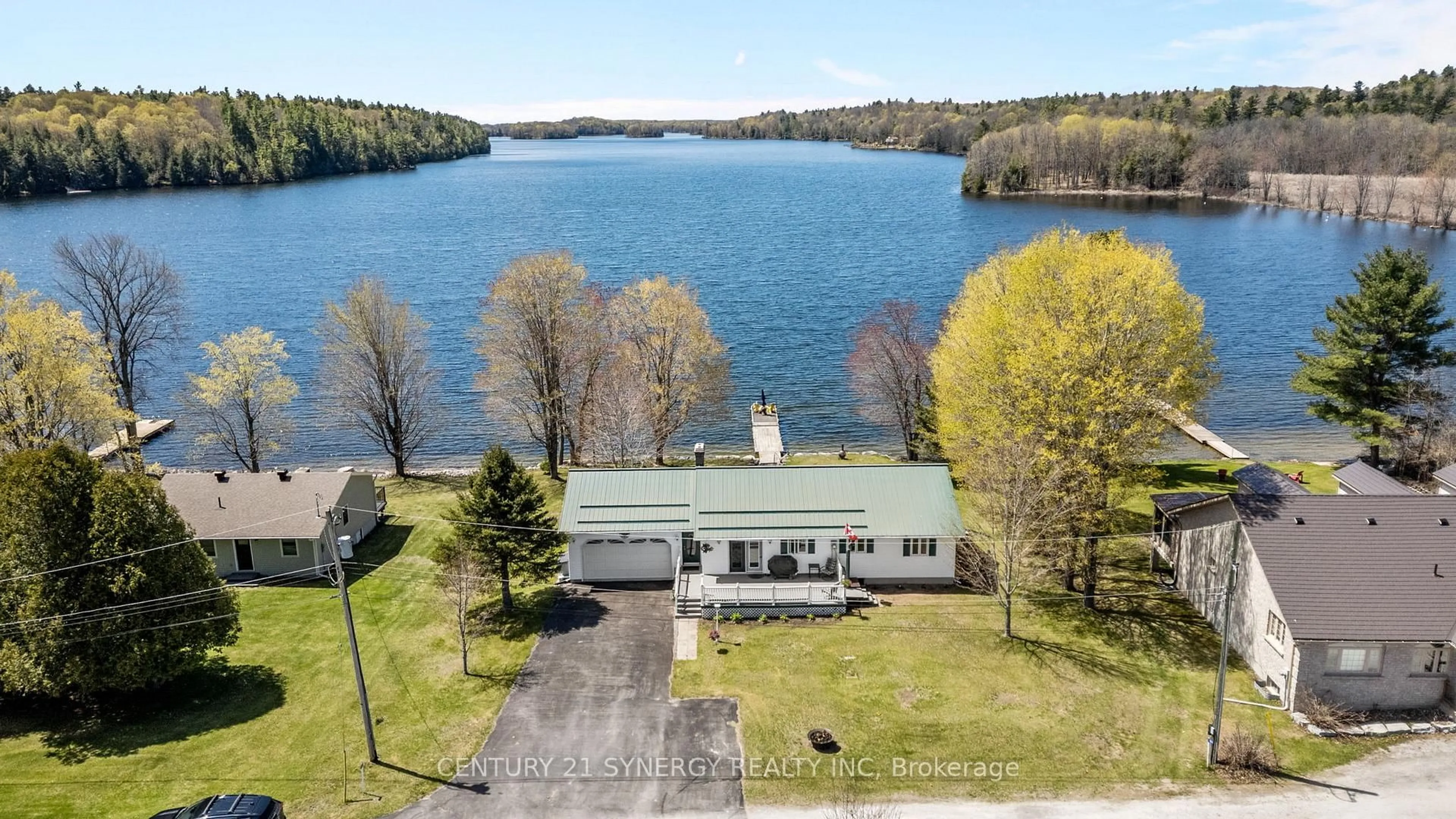 A pic from outside/outdoor area/front of a property/back of a property/a pic from drone, water/lake/river/ocean view for 179 Bobs Lake Lane 11 Lane, Barry's Bay Ontario K0K 1B0
