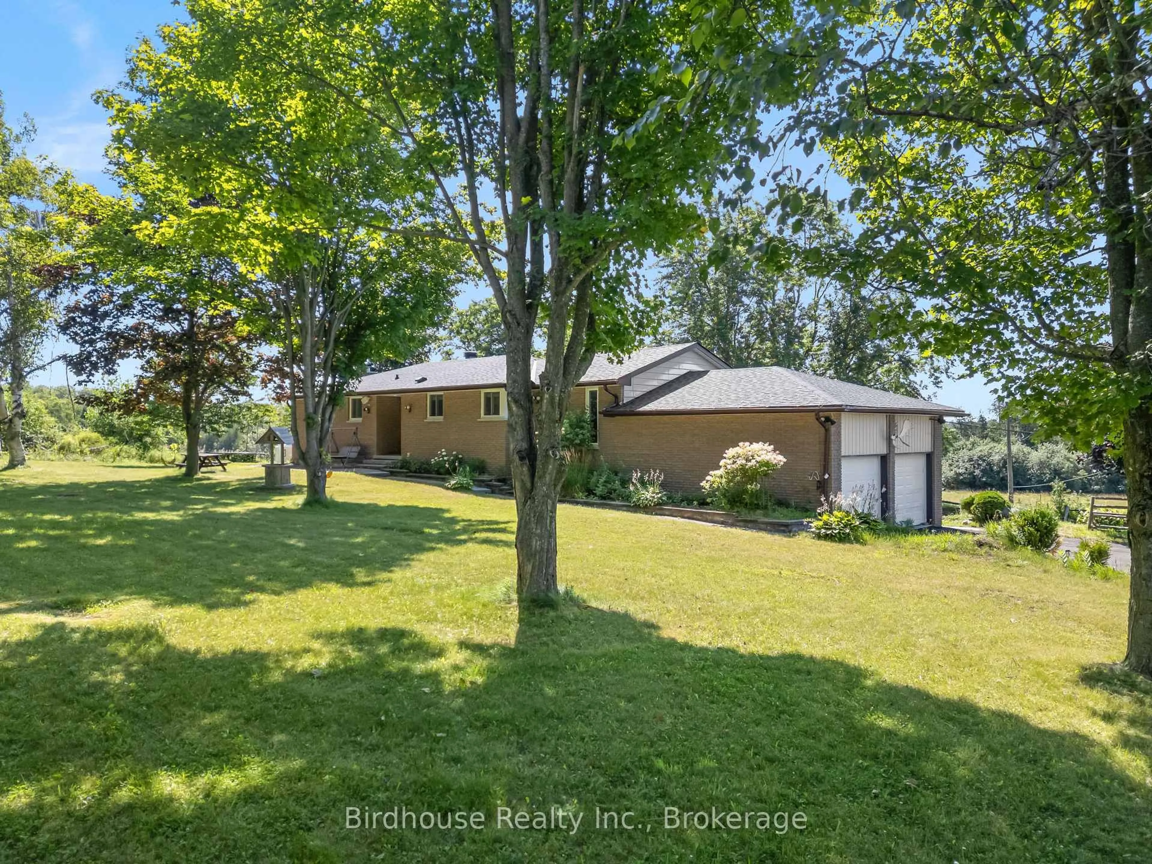 A pic from outside/outdoor area/front of a property/back of a property/a pic from drone, water/lake/river/ocean view for 36 Sugar Bush Rd, Kawartha Lakes Ontario L0B 1L0