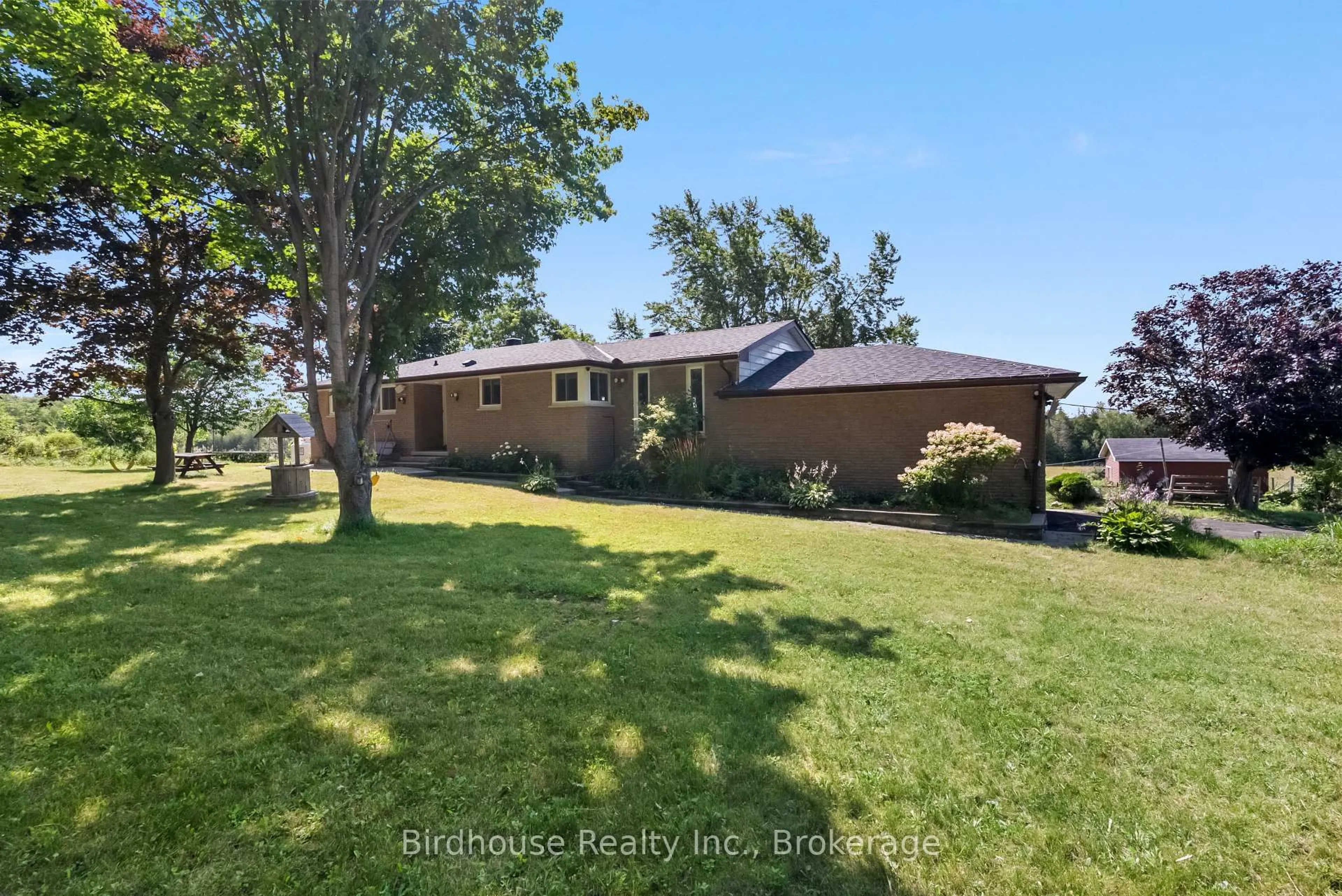A pic from outside/outdoor area/front of a property/back of a property/a pic from drone, water/lake/river/ocean view for 36 Sugar Bush Rd, Kawartha Lakes Ontario L0B 1L0