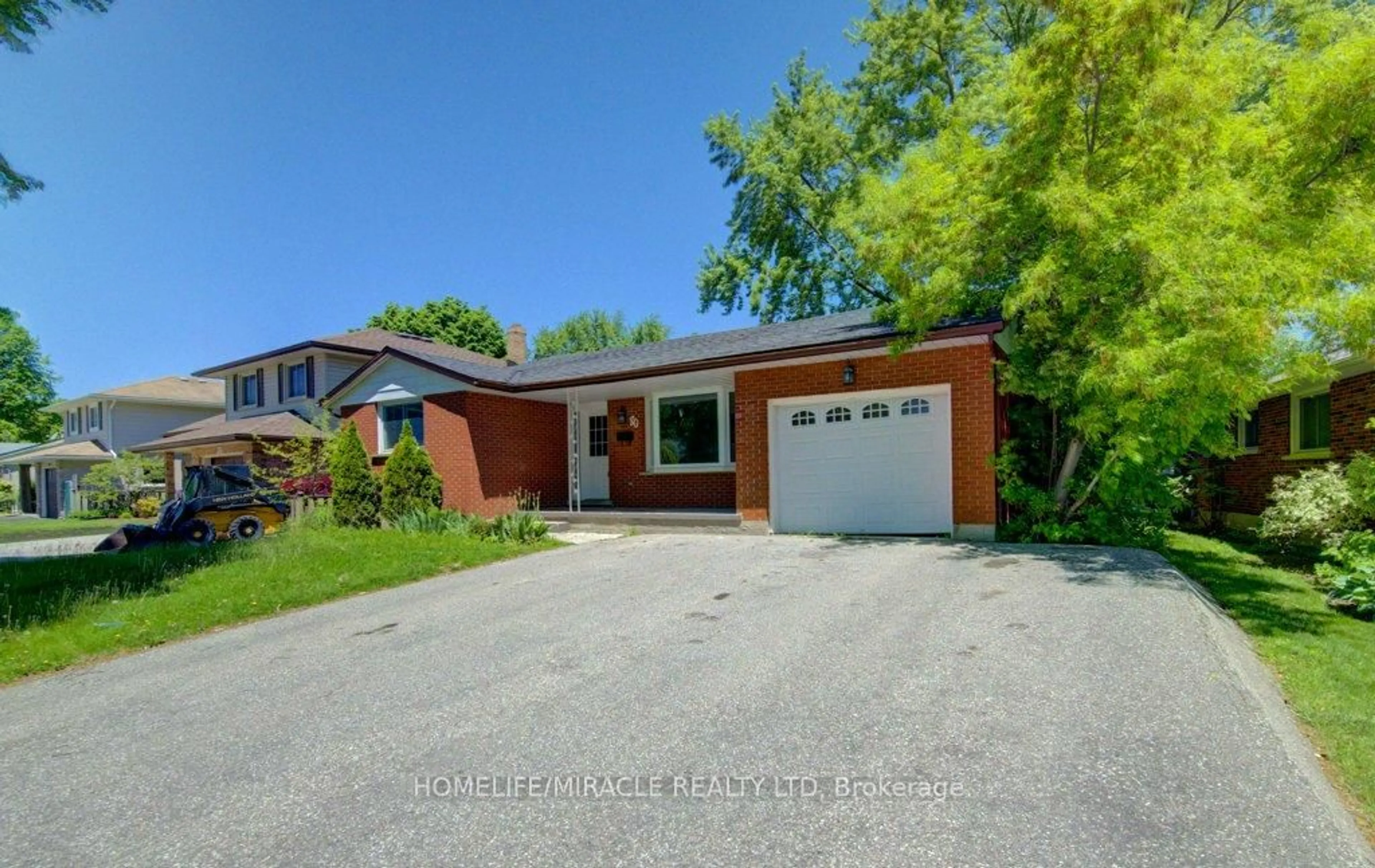 Home with brick exterior material, street for 80 Lower Canada Cres, Kitchener Ontario N2P 1E8