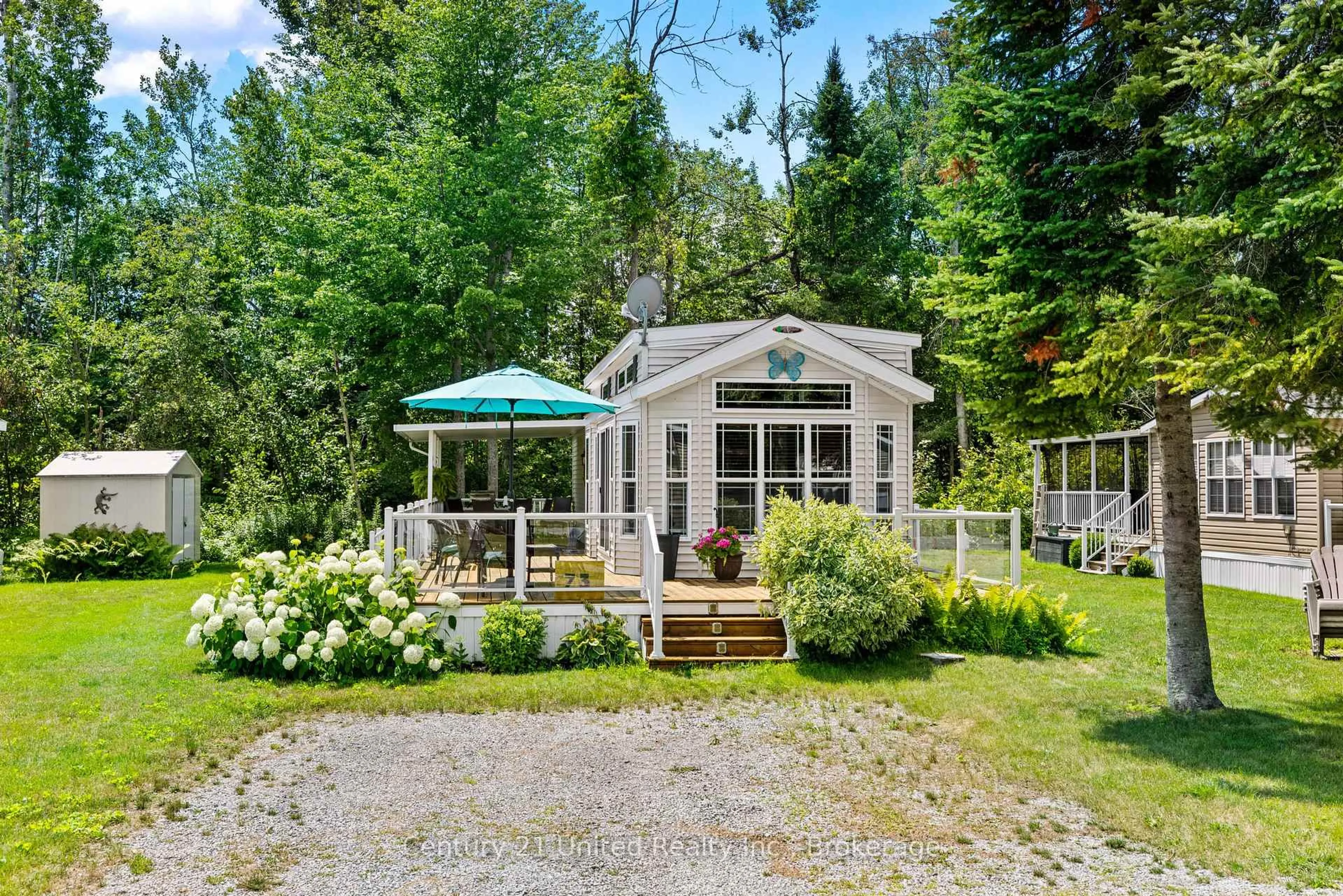 Patio, water/lake/river/ocean view for 33 Fire Route 26A #73, Trent Lakes Ontario K0L 1J0