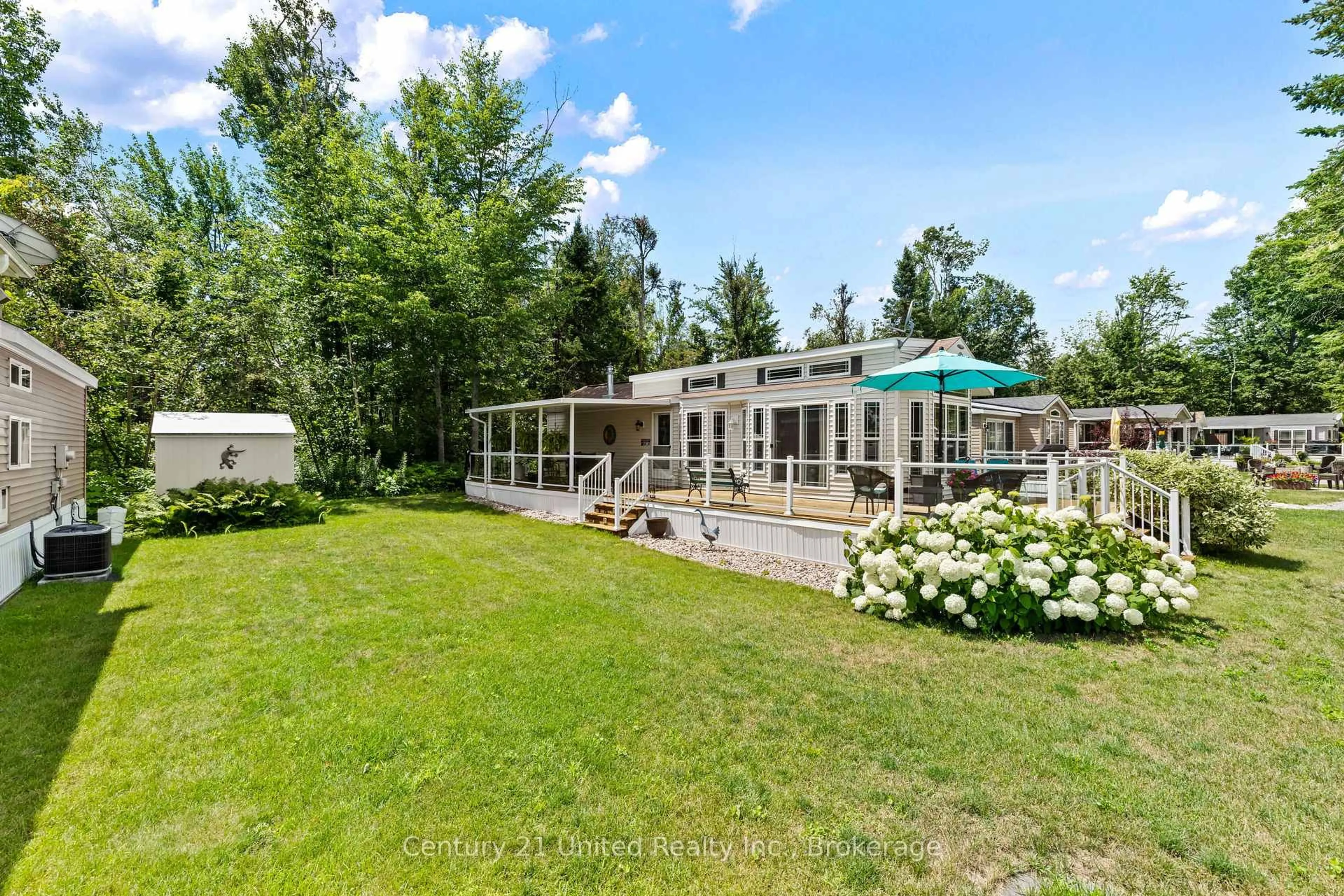 Patio, water/lake/river/ocean view for 33 Fire Route 26A #73, Trent Lakes Ontario K0L 1J0