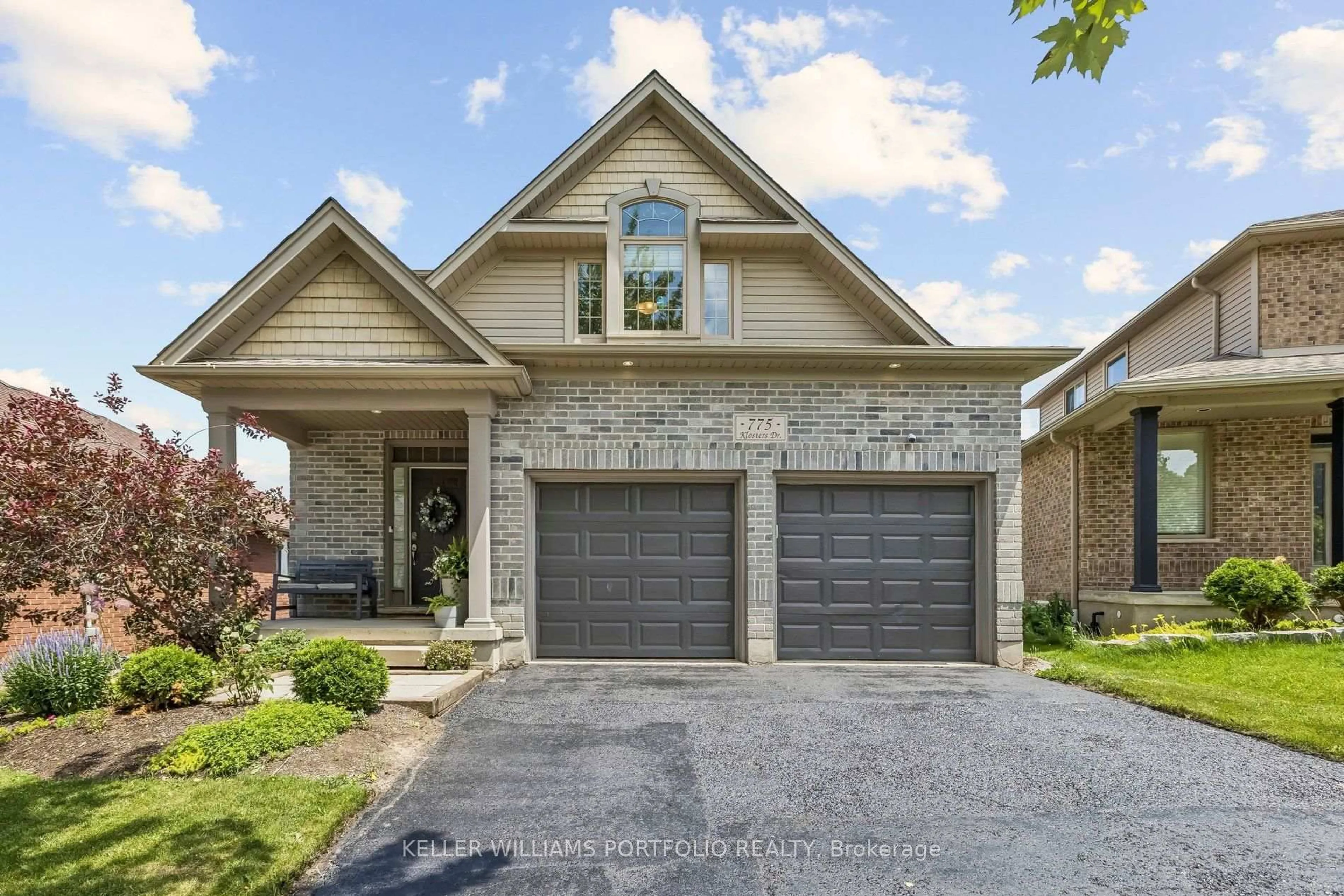 Home with brick exterior material, street for 775 Klosters Dr, Waterloo Ontario N2V 2V4