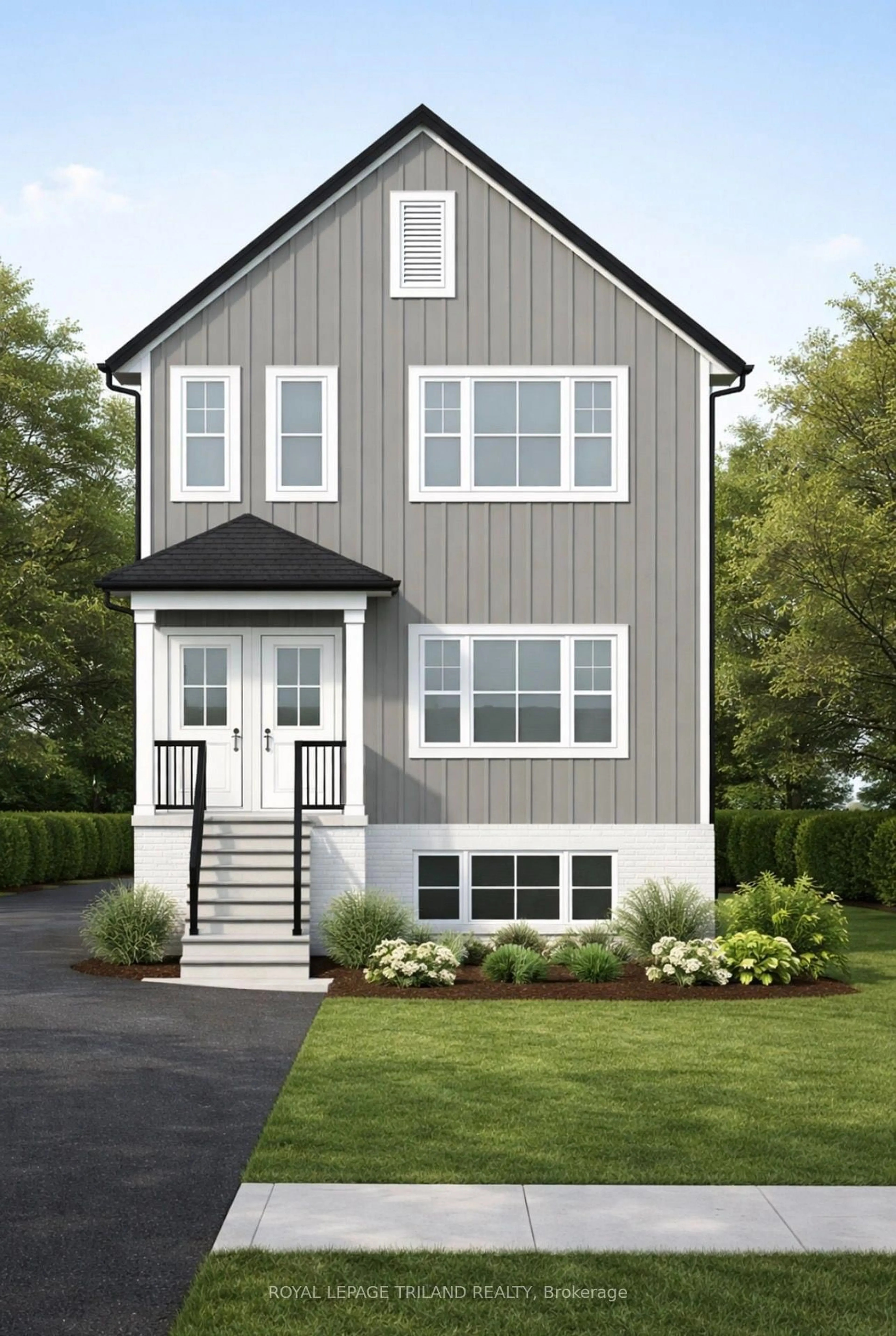 Home with vinyl exterior material, street for 77 Sterling St, London East Ontario N5Y 1Y6