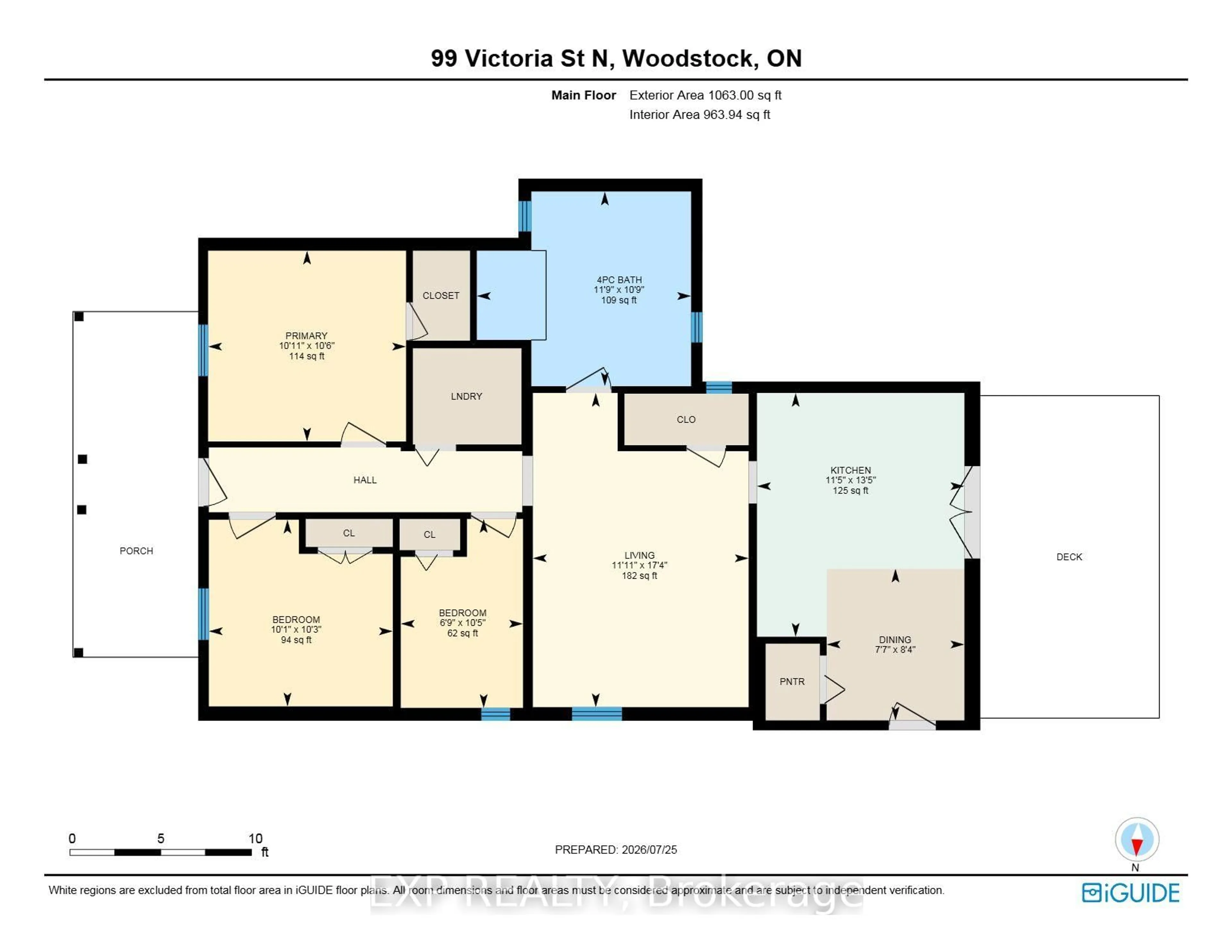 Floor plan for 99 Victoria St, Woodstock Ontario N4S 6V6