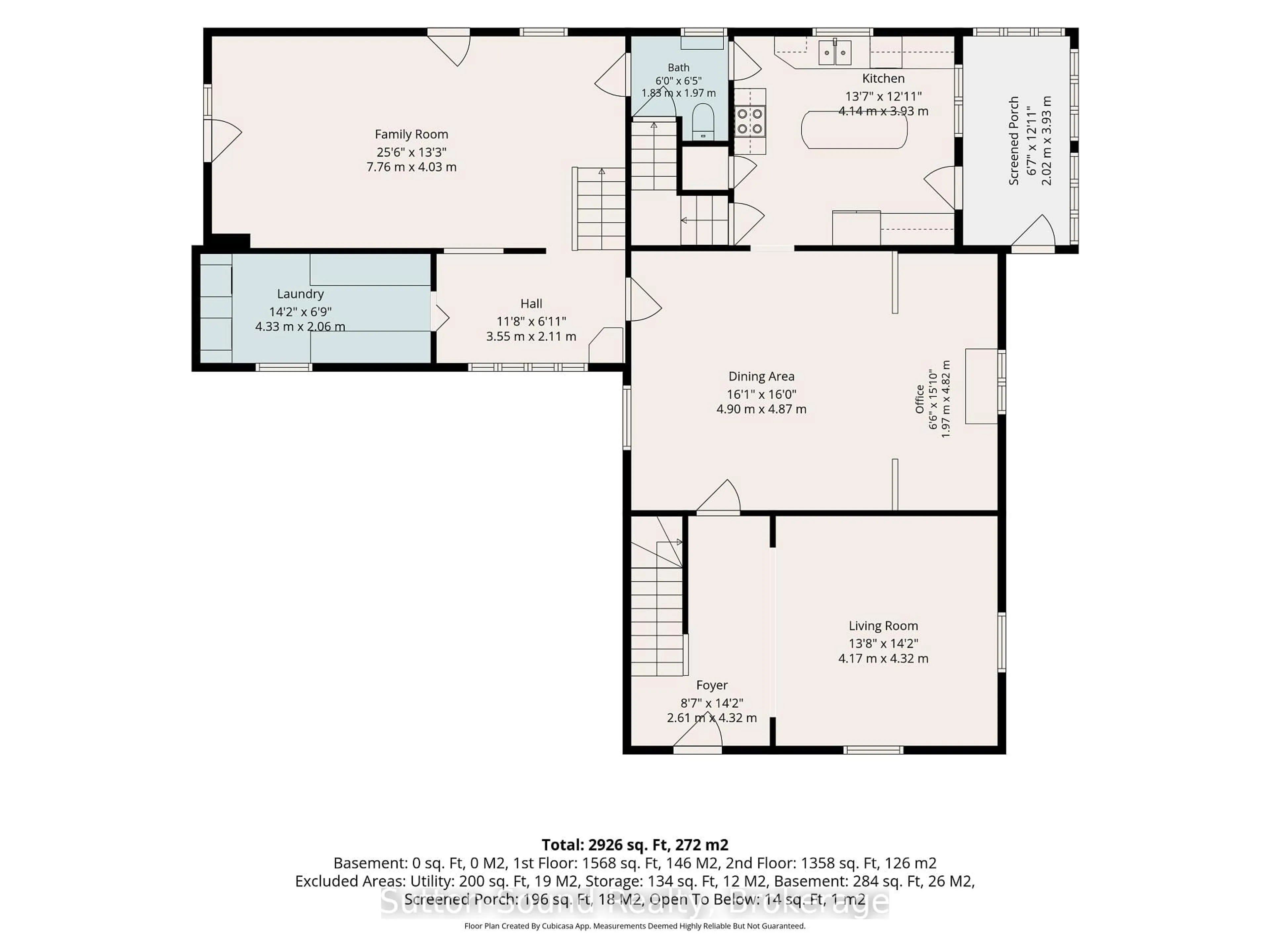 Floor plan for 490 Waterloo St, Saugeen Shores Ontario N0H 2C1