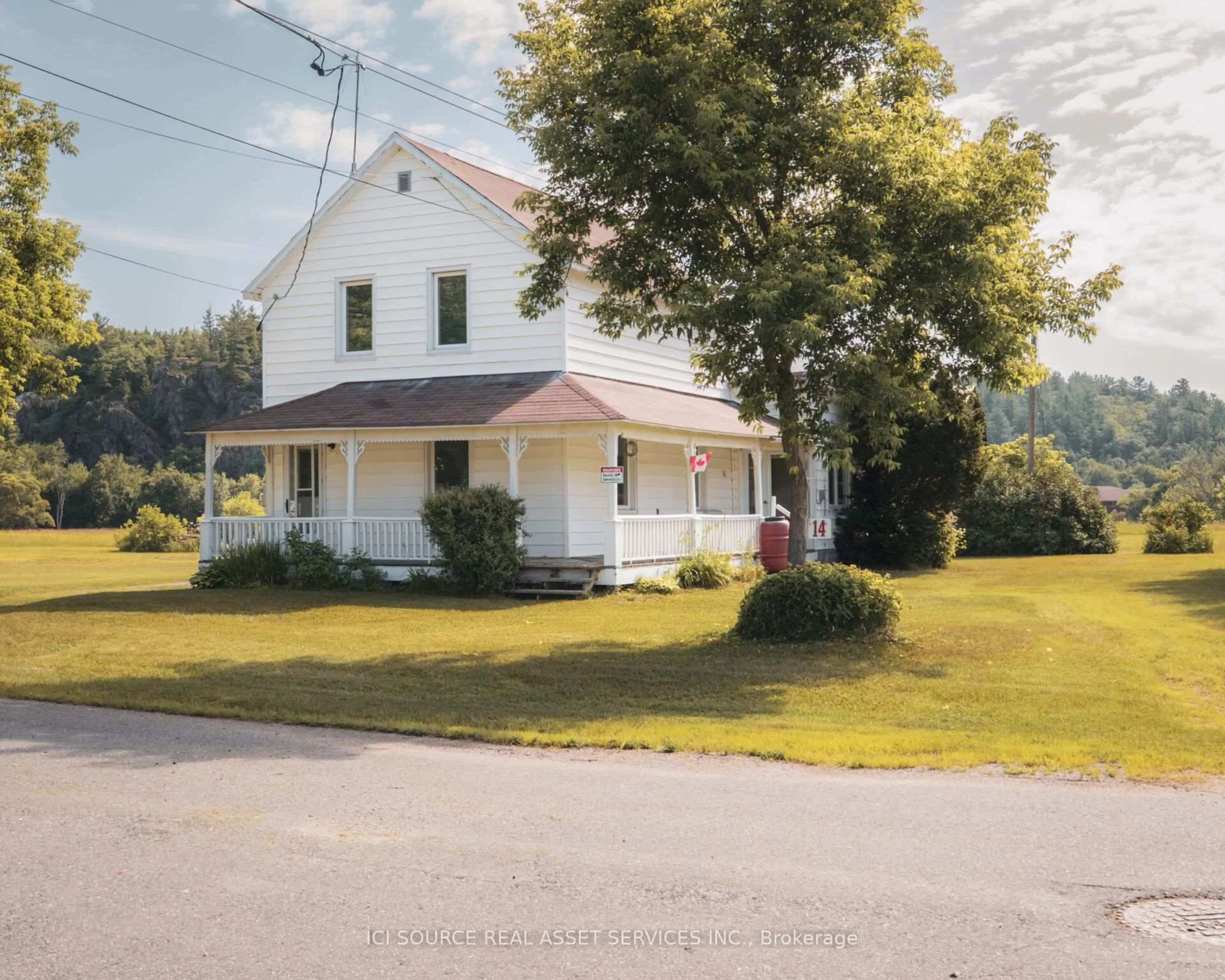 A pic from outside/outdoor area/front of a property/back of a property/a pic from drone, street for 14 George St, Sables-Spanish Rivers Ontario P0P 2G0