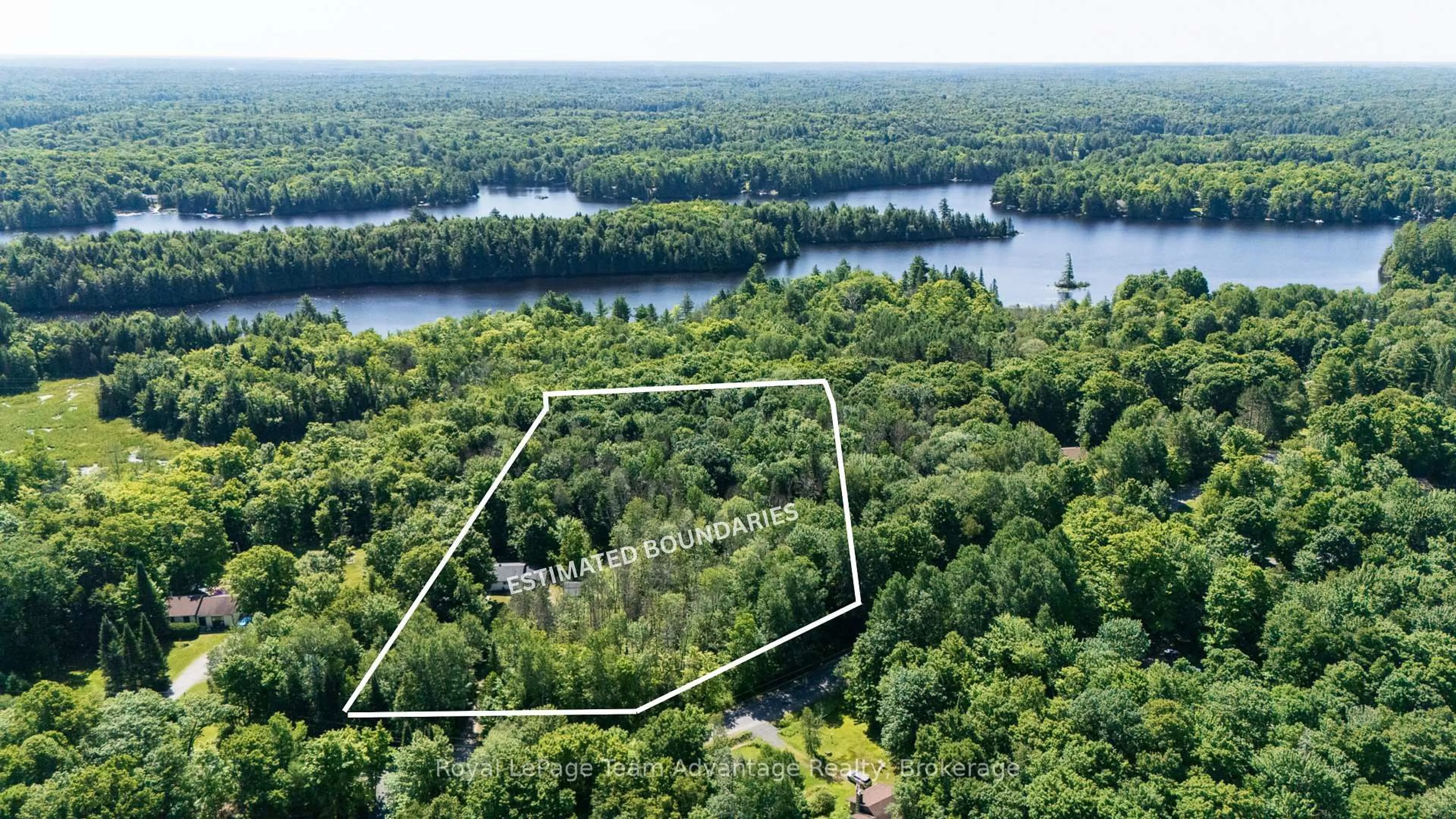 A pic from outside/outdoor area/front of a property/back of a property/a pic from drone, water/lake/river/ocean view for 51 Miller Dr, McDougall Ontario P2A 2W7