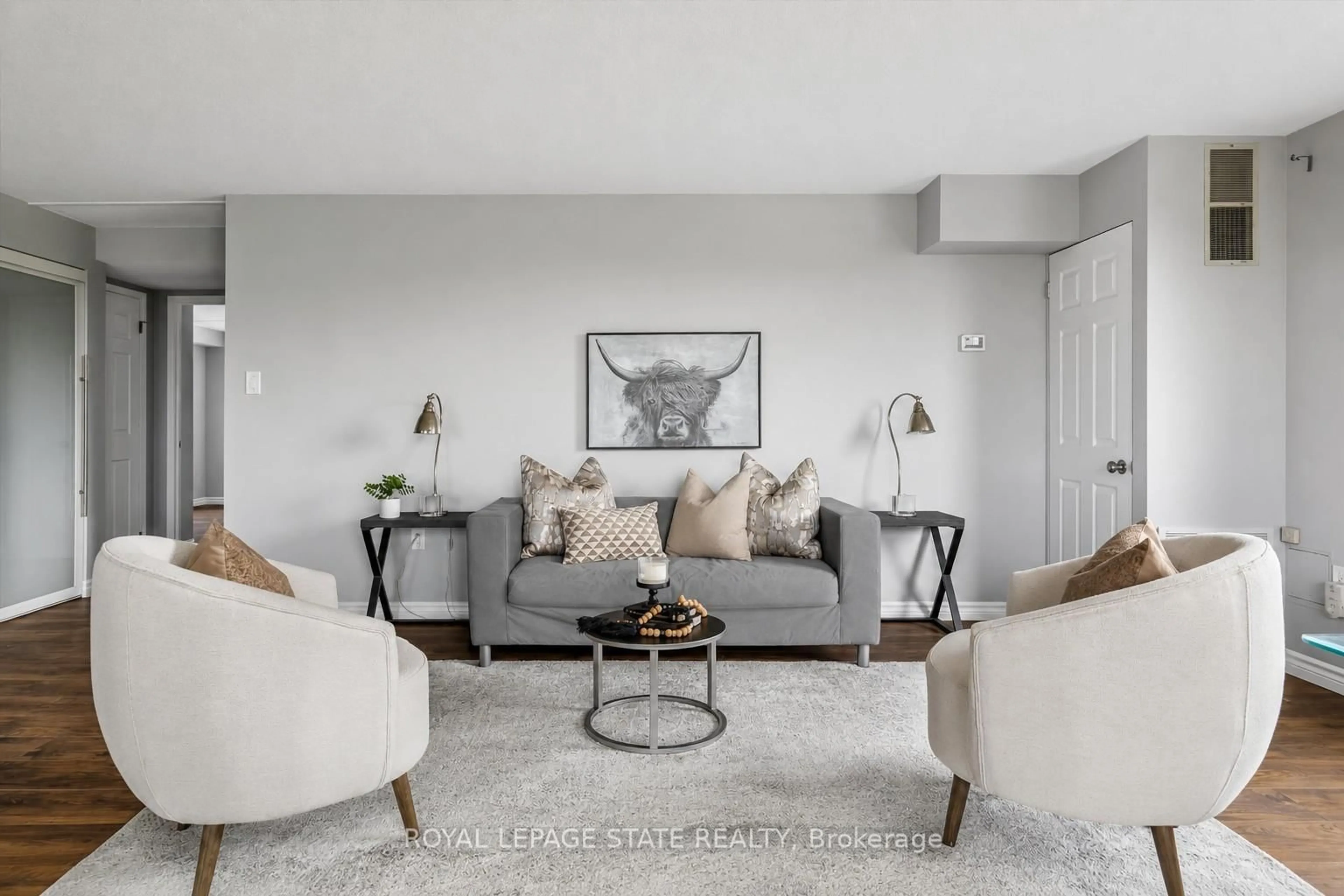 Living room with furniture, unknown for 966 Queenston Rd #605, Hamilton Ontario L8G 1B7