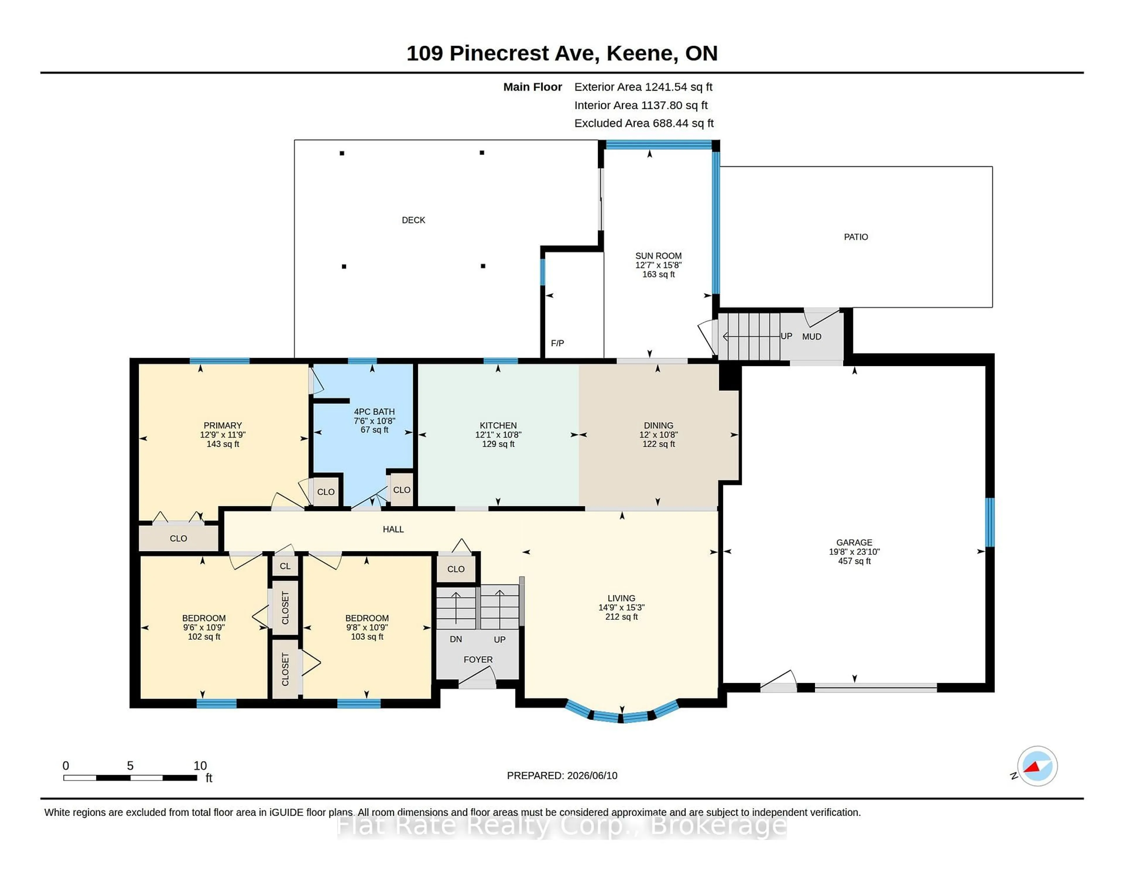 Floor plan for 109 PINECREST Ave, Otonabee-South Monaghan Ontario K0L 2G0