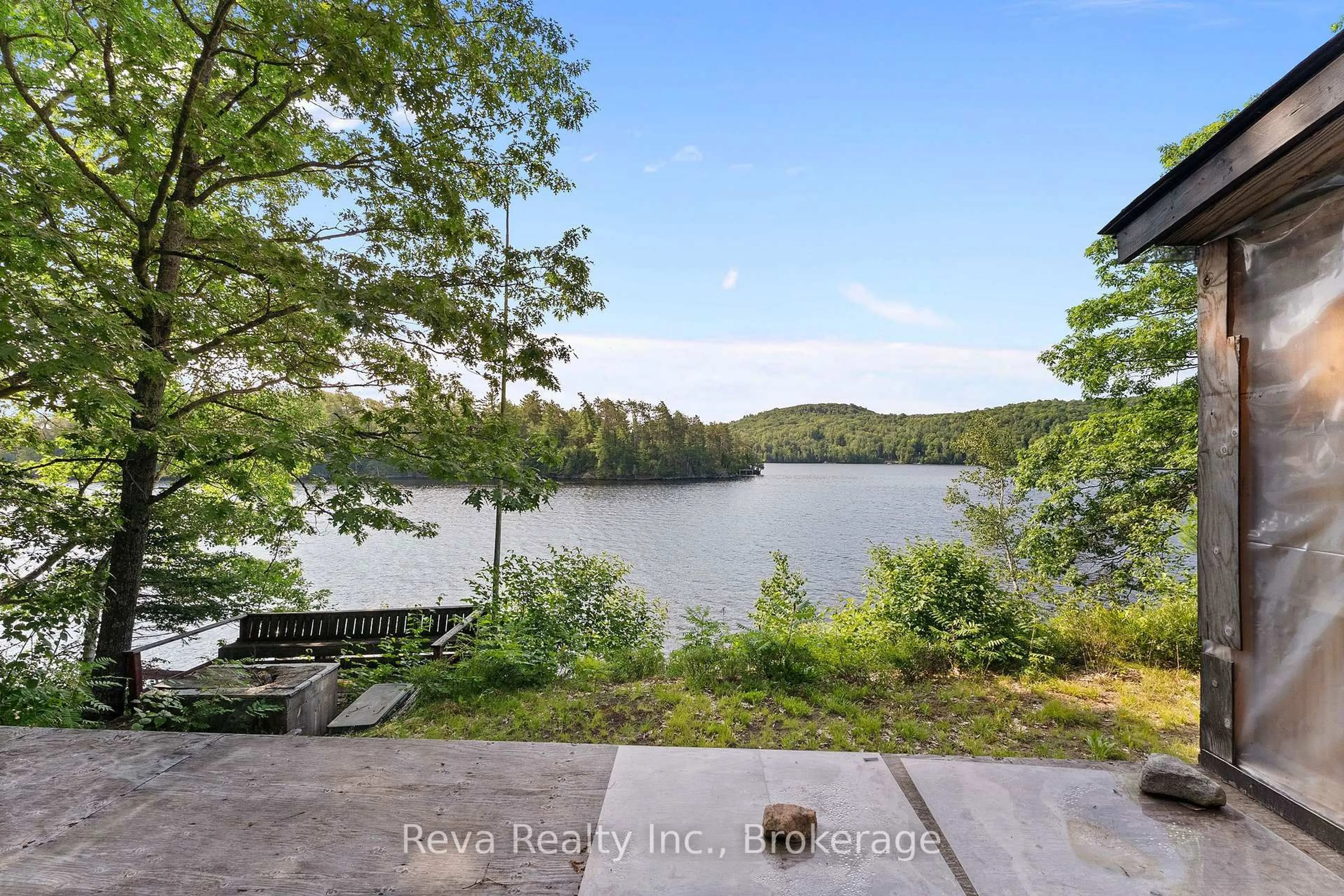 Patio, water/lake/river/ocean view for 743 Baptiste Lake North Shore, Bancroft Ontario K0L 1C0