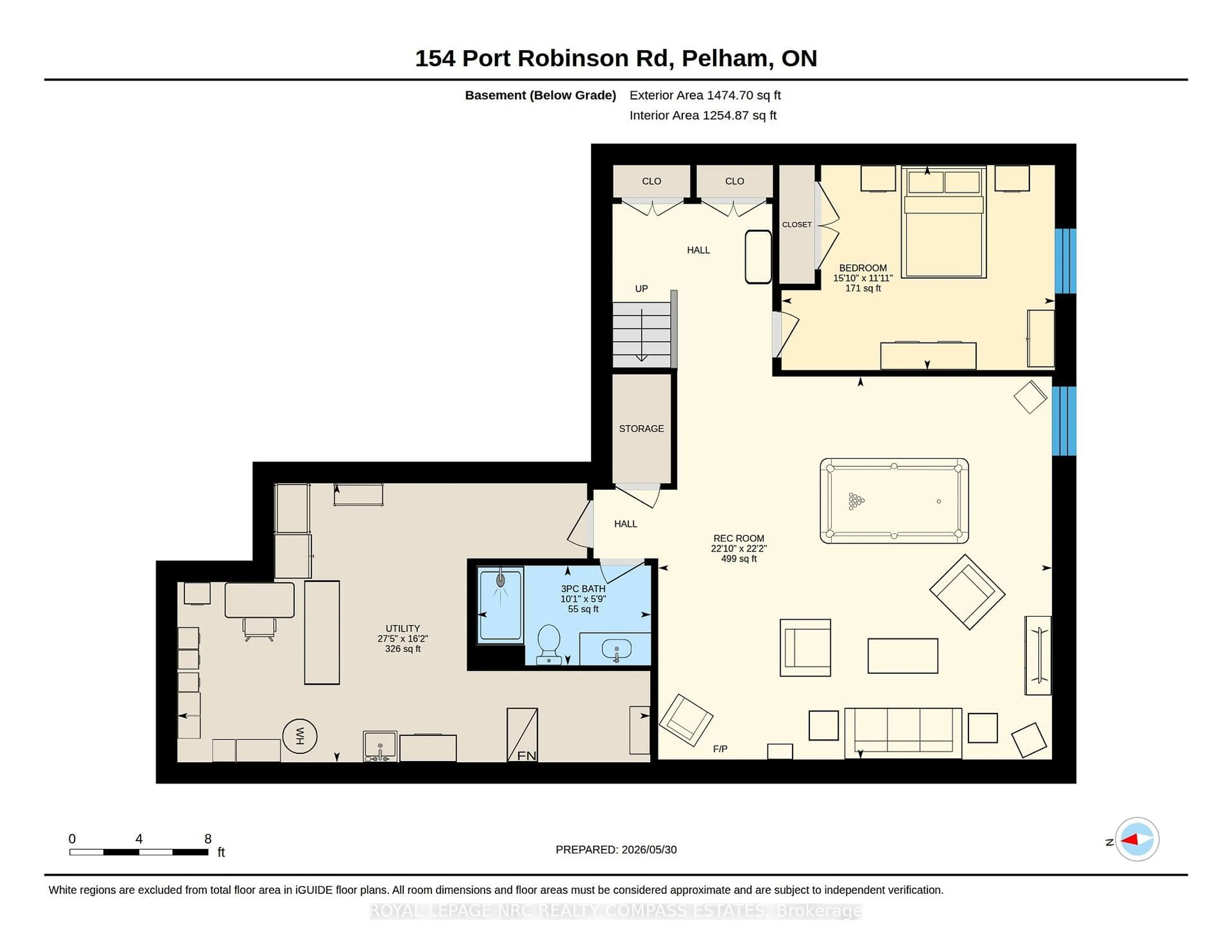 Floor plan for 154 Port Robinson Rd #42, Pelham Ontario L3E 0B7