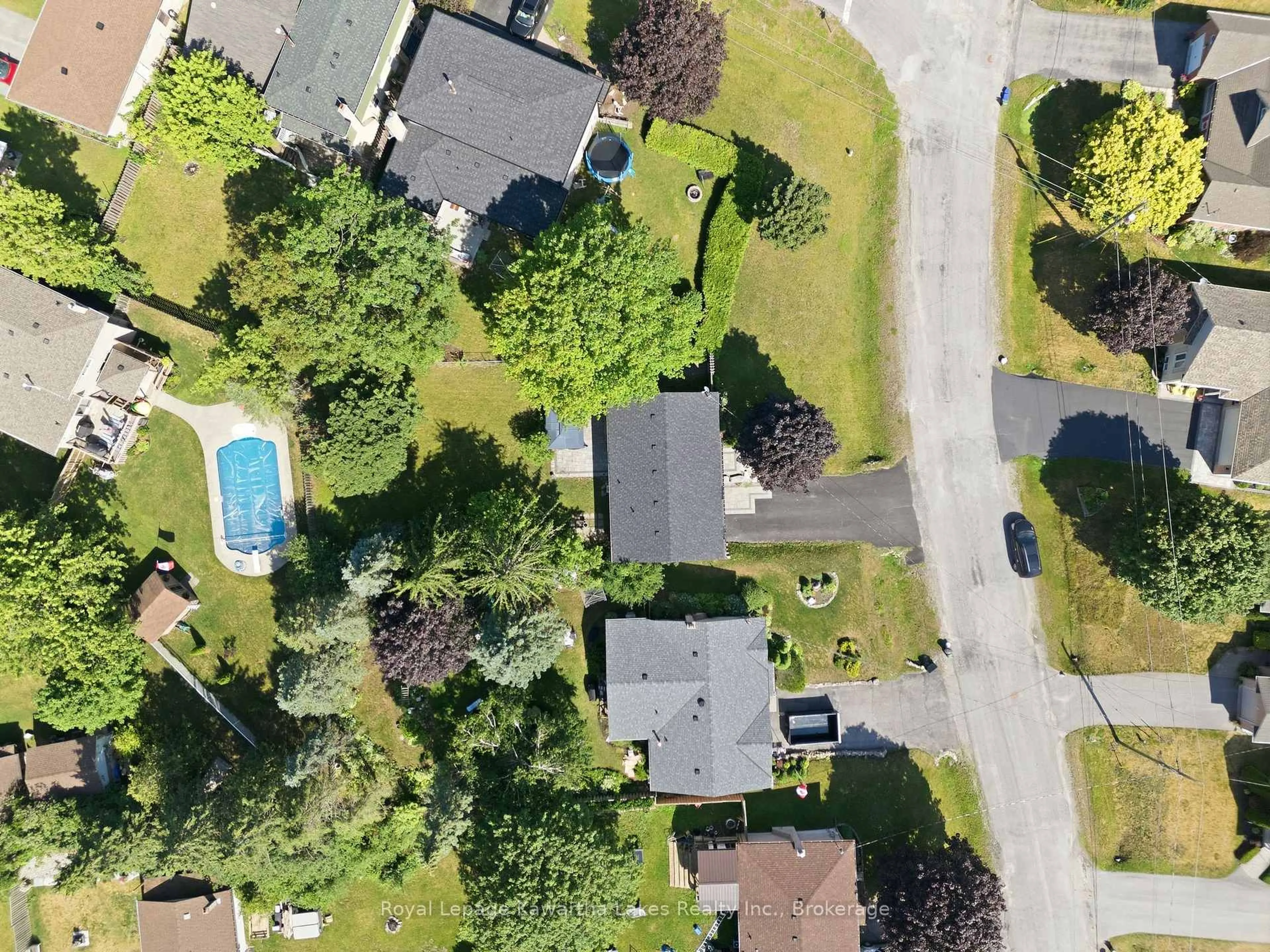 A pic from outside/outdoor area/front of a property/back of a property/a pic from drone, street for 449 William St, Kawartha Lakes Ontario K9V 0J5