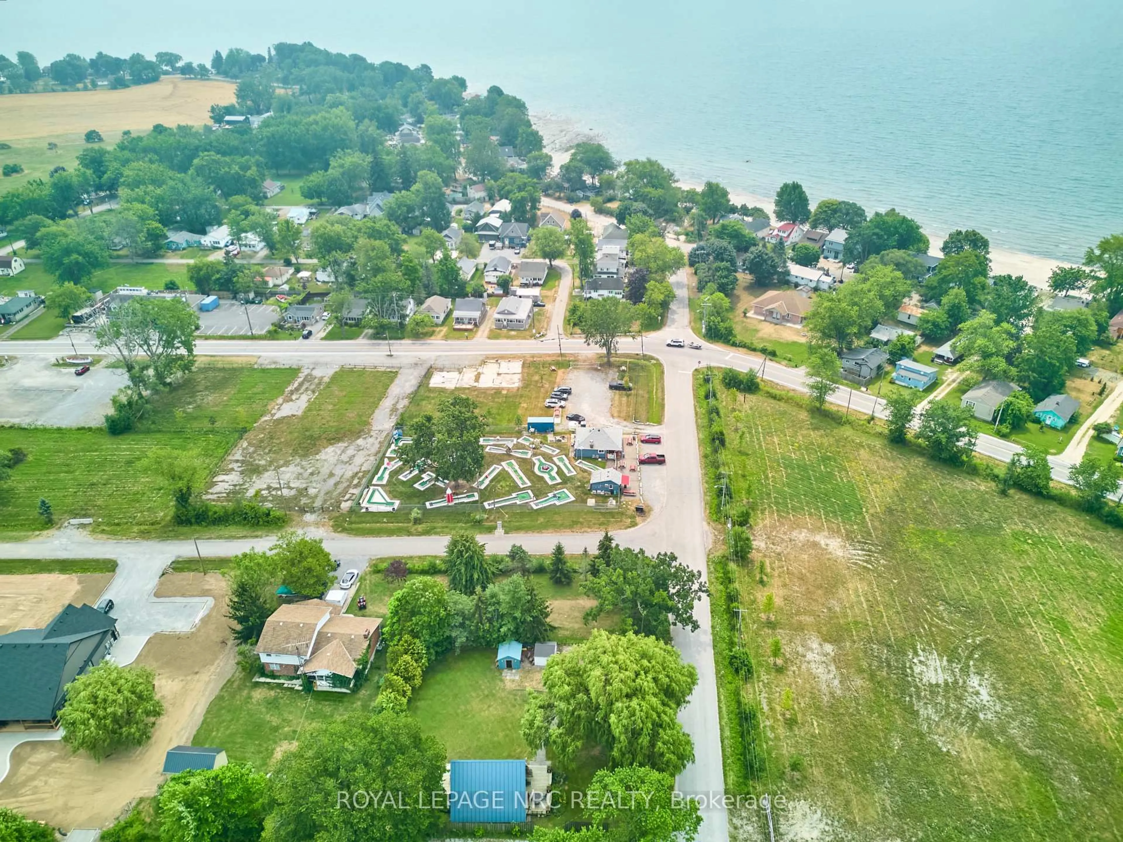 A pic from outside/outdoor area/front of a property/back of a property/a pic from drone, water/lake/river/ocean view for 12209 Brawn Rd, Wainfleet Ontario L0S 1V0