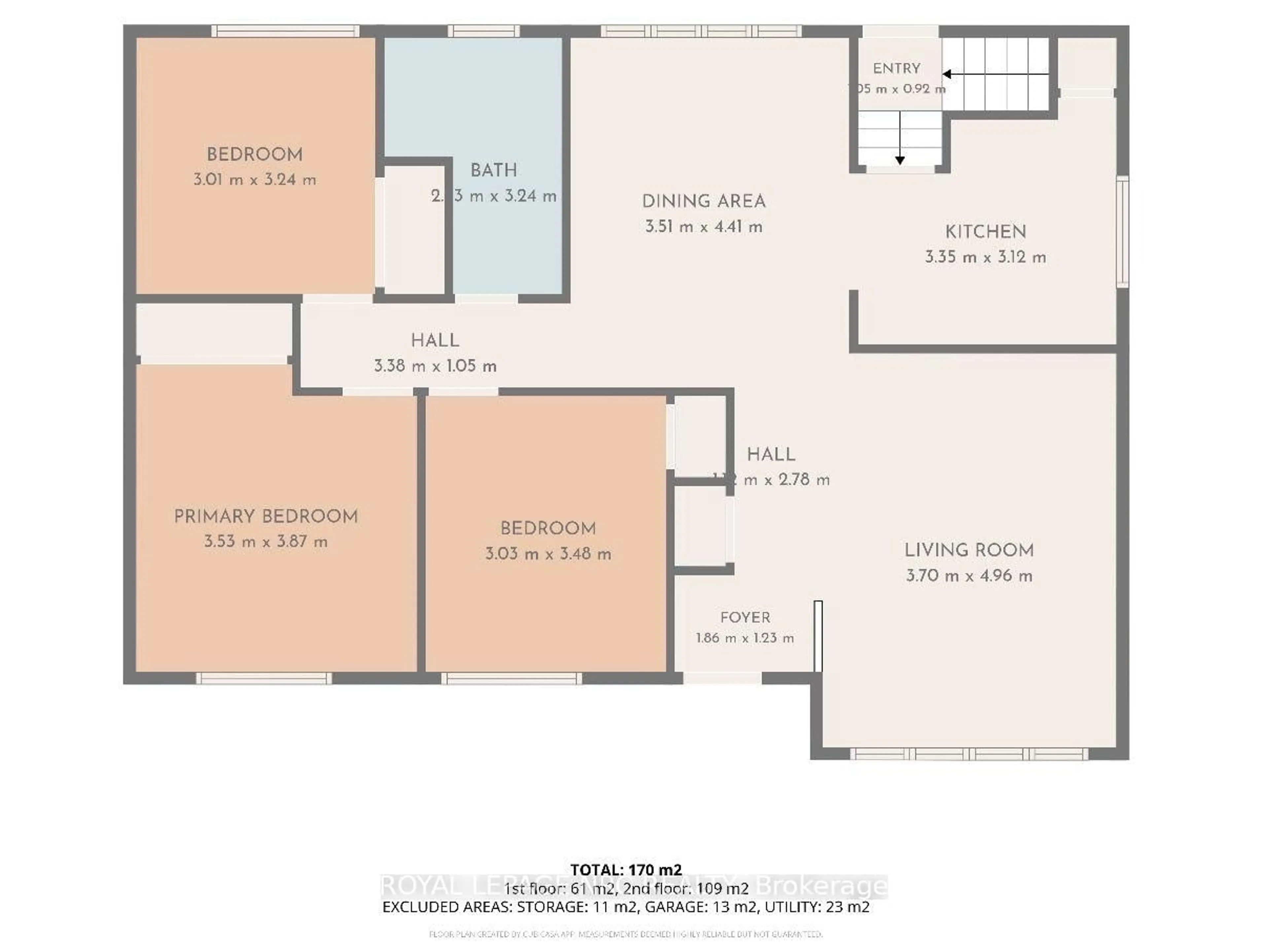 Floor plan for 6313 CRAWFORD St, Niagara Falls Ontario L2E 5Y8