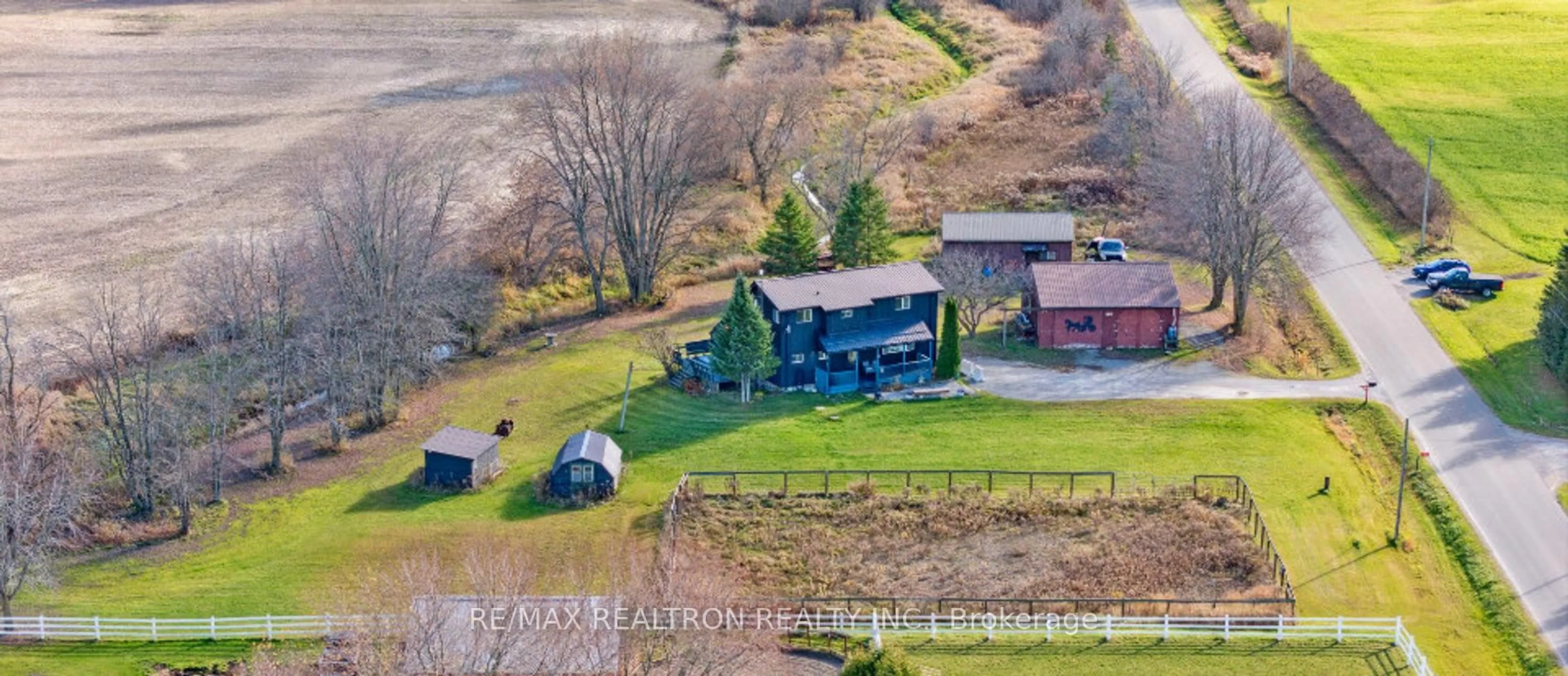 A pic from outside/outdoor area/front of a property/back of a property/a pic from drone, water/lake/river/ocean view for 152 Settlers Rd, Kawartha Lakes Ontario K0L 2X0