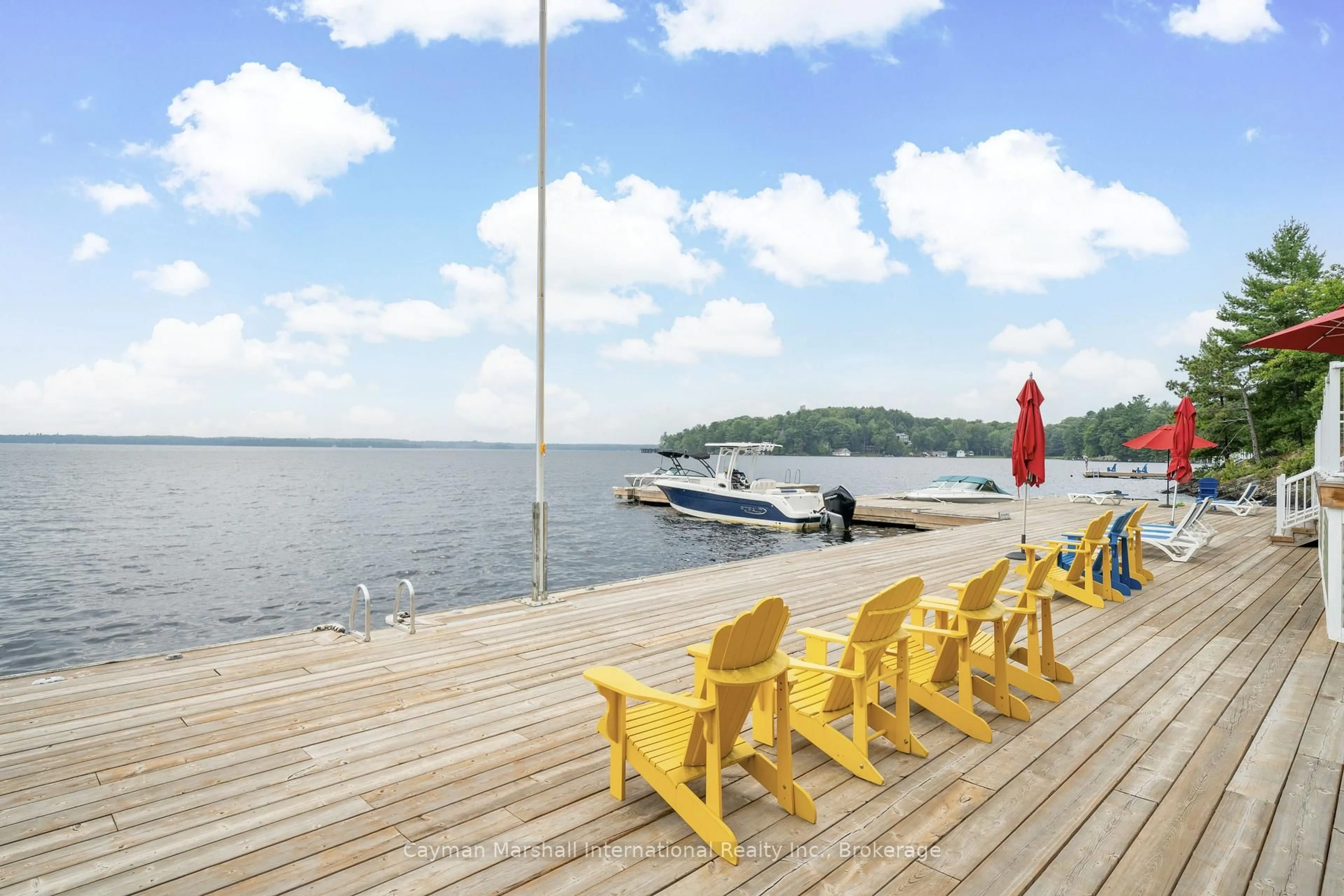 Patio, water/lake/river/ocean view for 1869 Muskoka Road HWY 118 #BTV-E106, Muskoka Lakes Ontario P1L 1W8