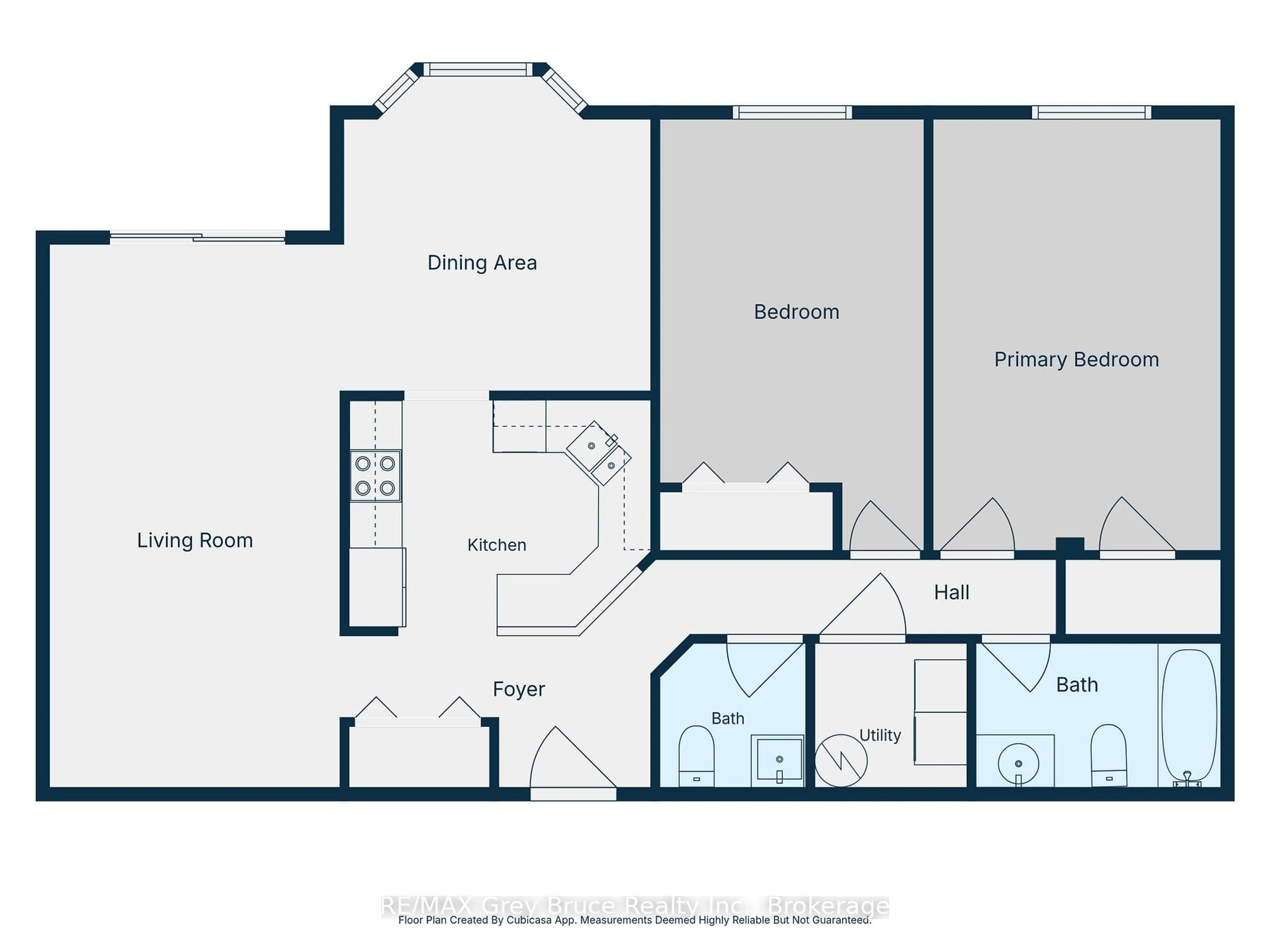 Floor plan for 125 Hinks St #206, Brockton Ontario N0G 2V0