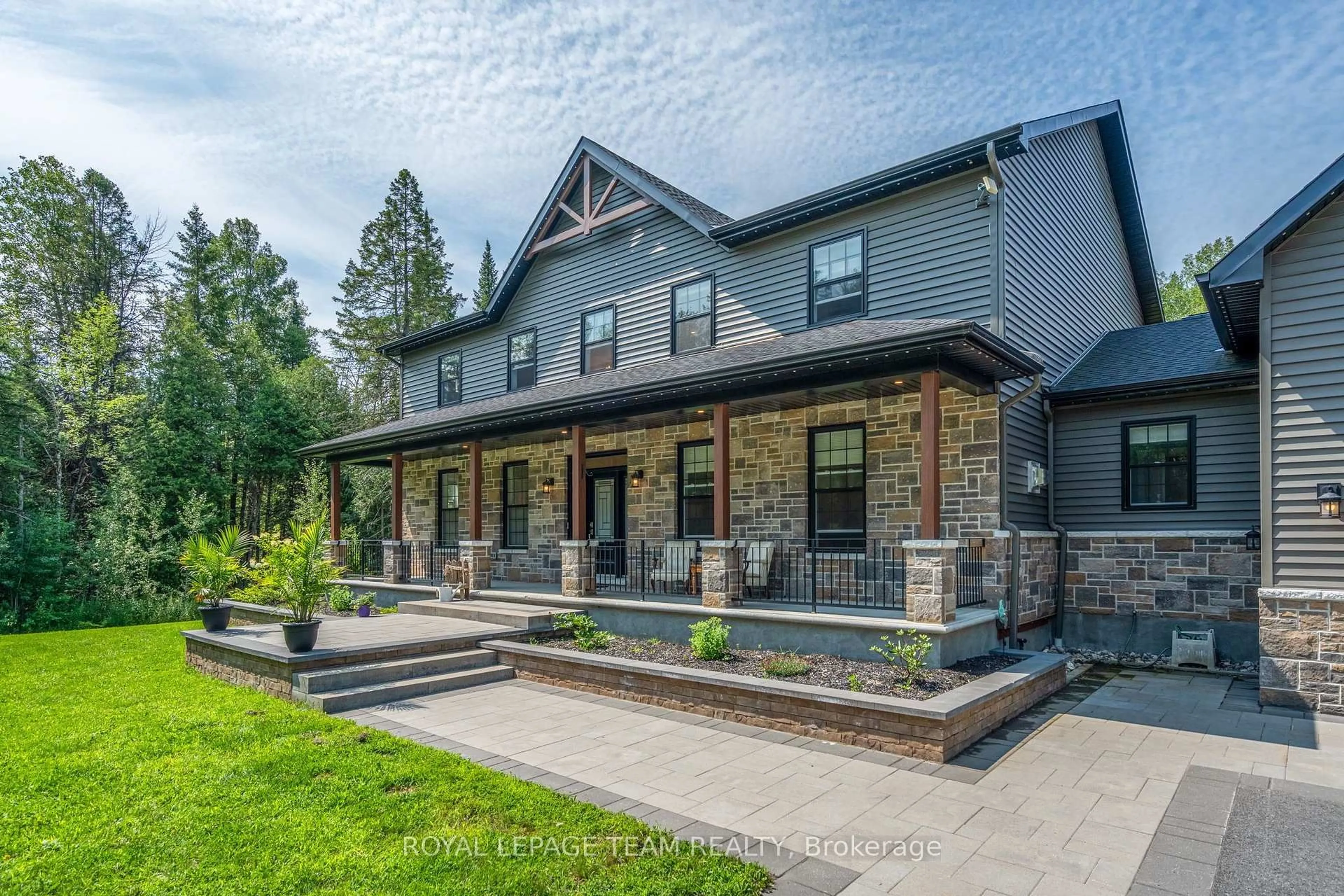 Home with brick exterior material, mountain view for 74 Smith Rd, North Grenville Ontario K0G 1T0