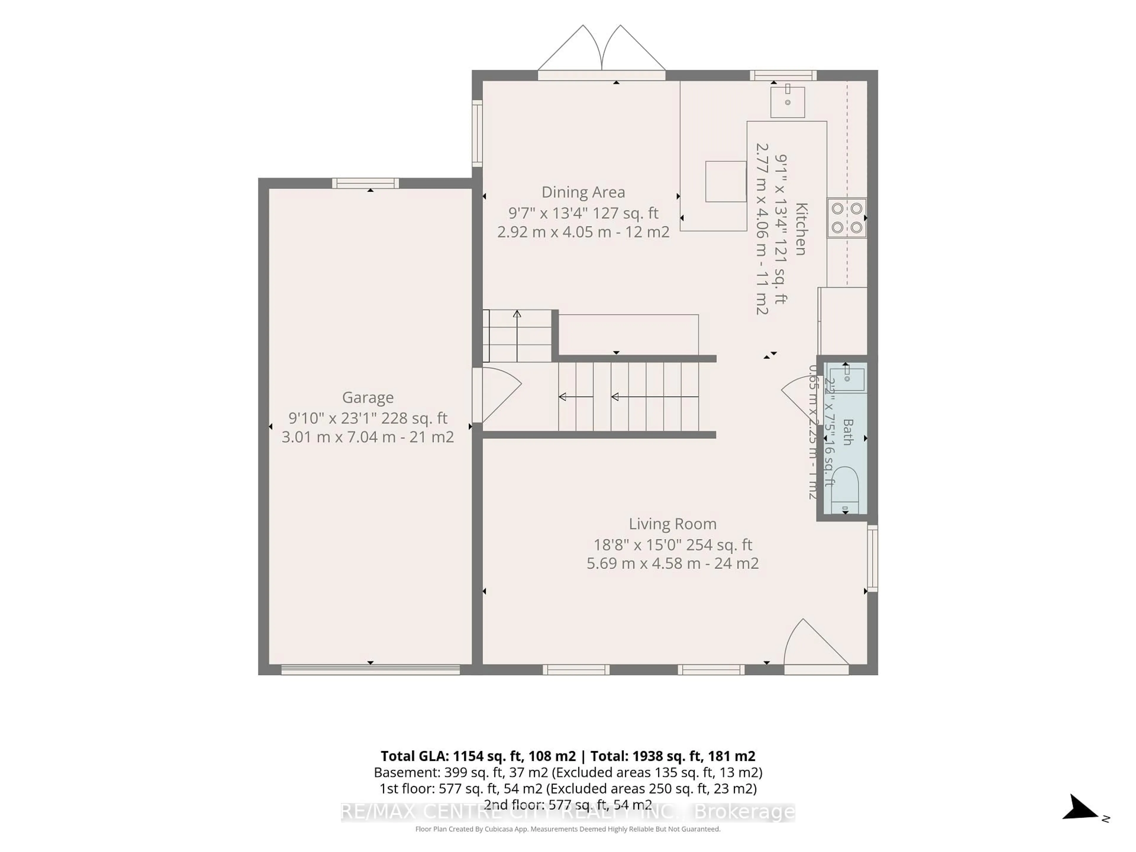 Floor plan for 308 Selbourne Dr, Central Elgin Ontario N5L 1B1
