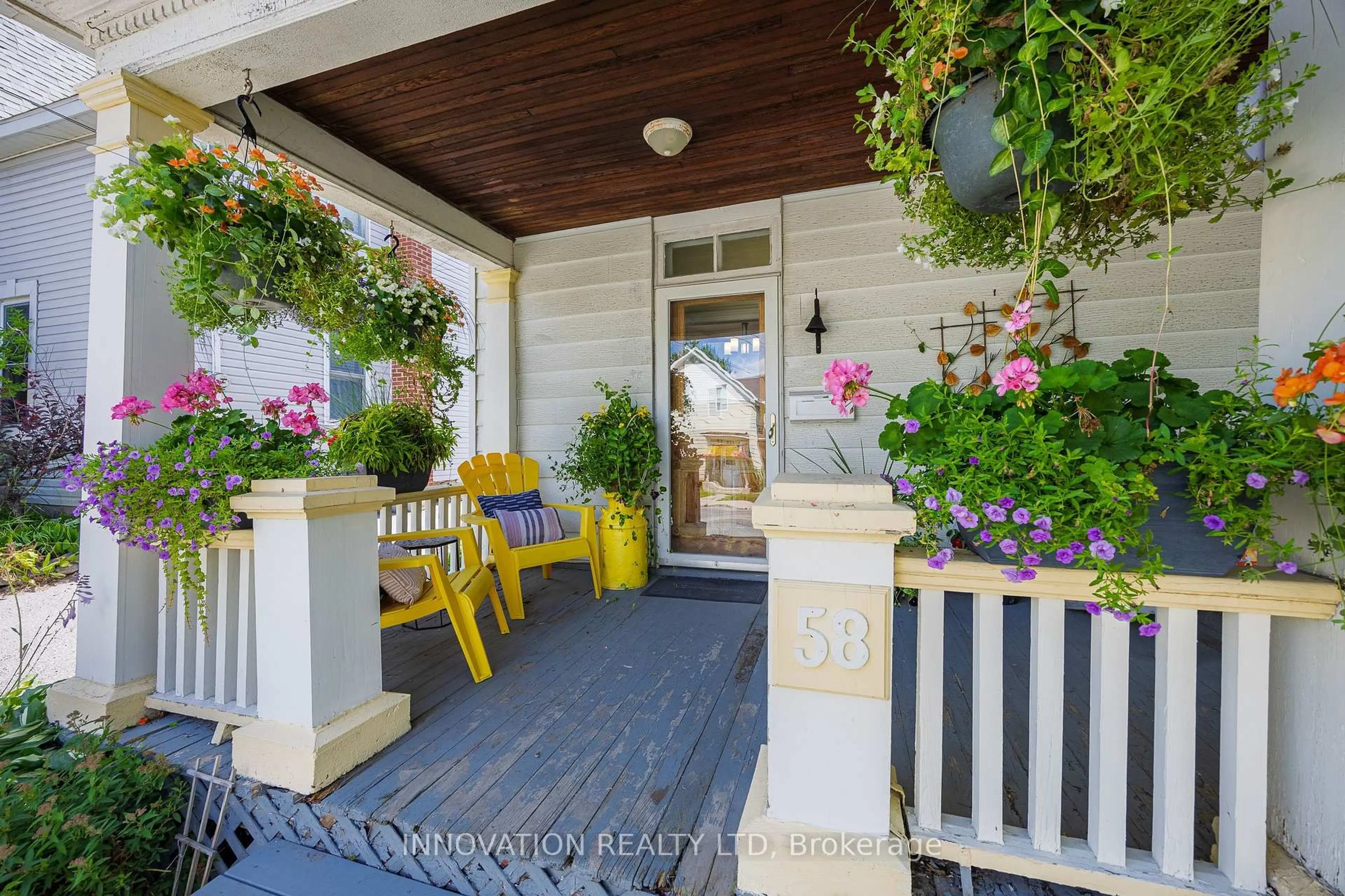 Patio, street for 58 Lake Ave, Carleton Place Ontario K7C 1K8