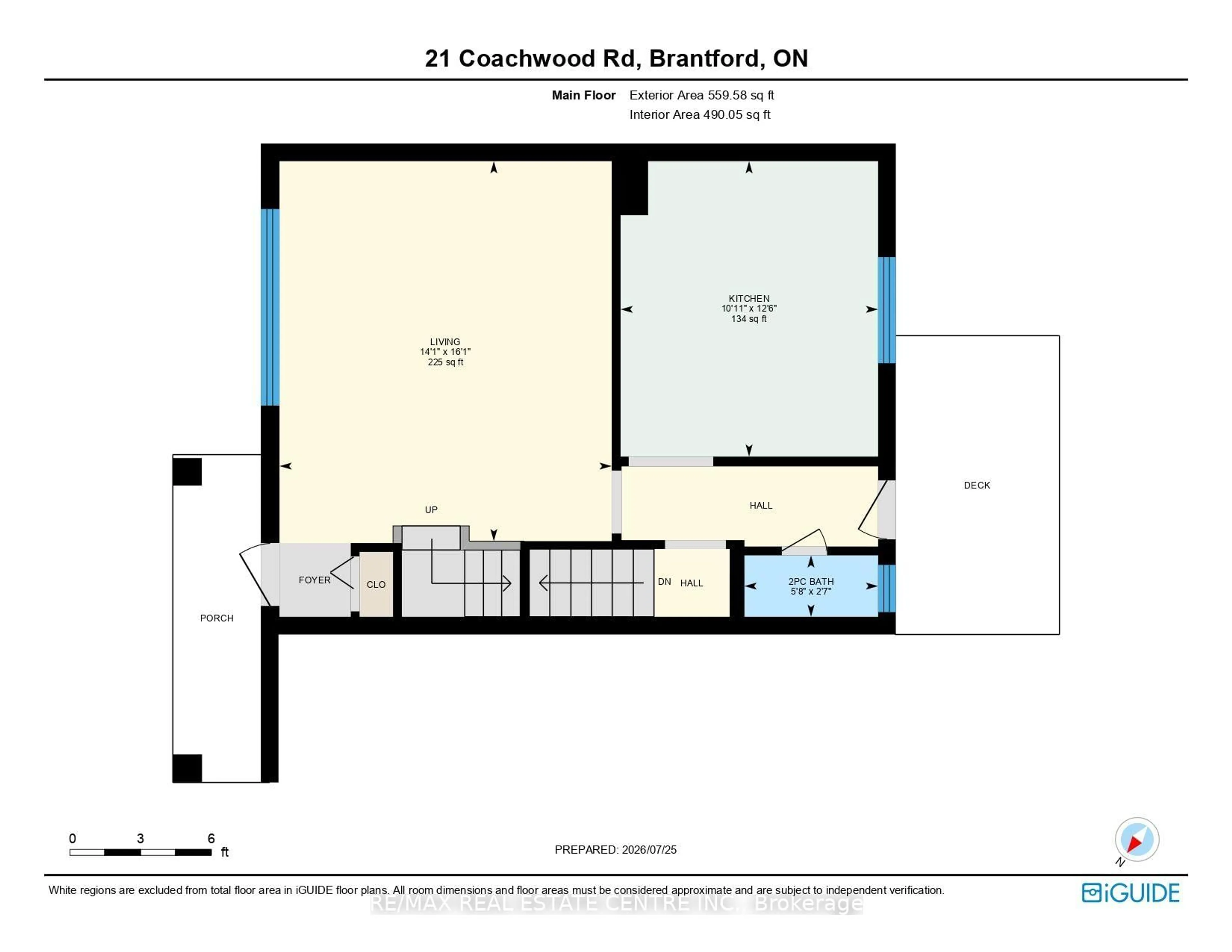 Floor plan for 21 Coachwood Rd, Brantford Ontario N3R 3R5