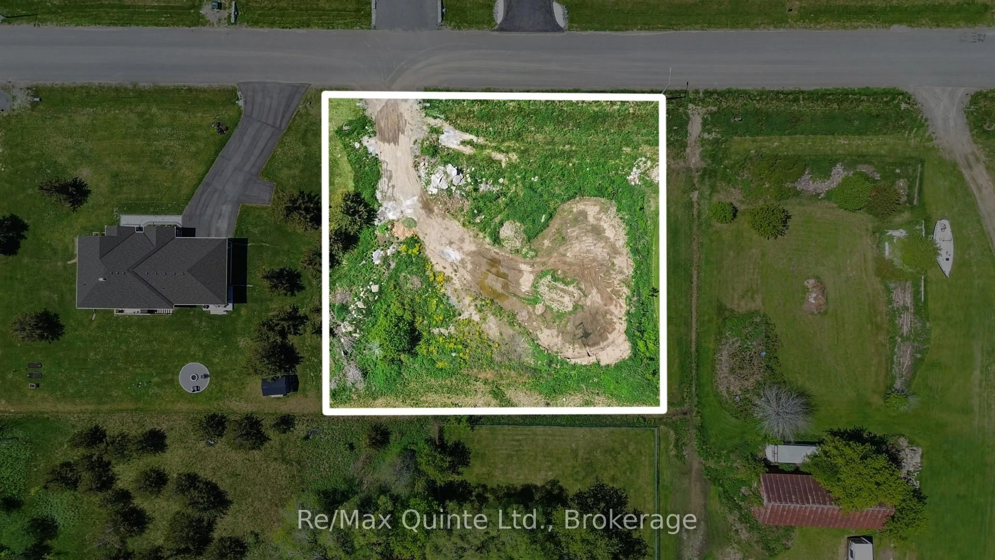 A pic from outside/outdoor area/front of a property/back of a property/a pic from drone, building for 348 Michael's Way, Prince Edward County Ontario K0K 1L0