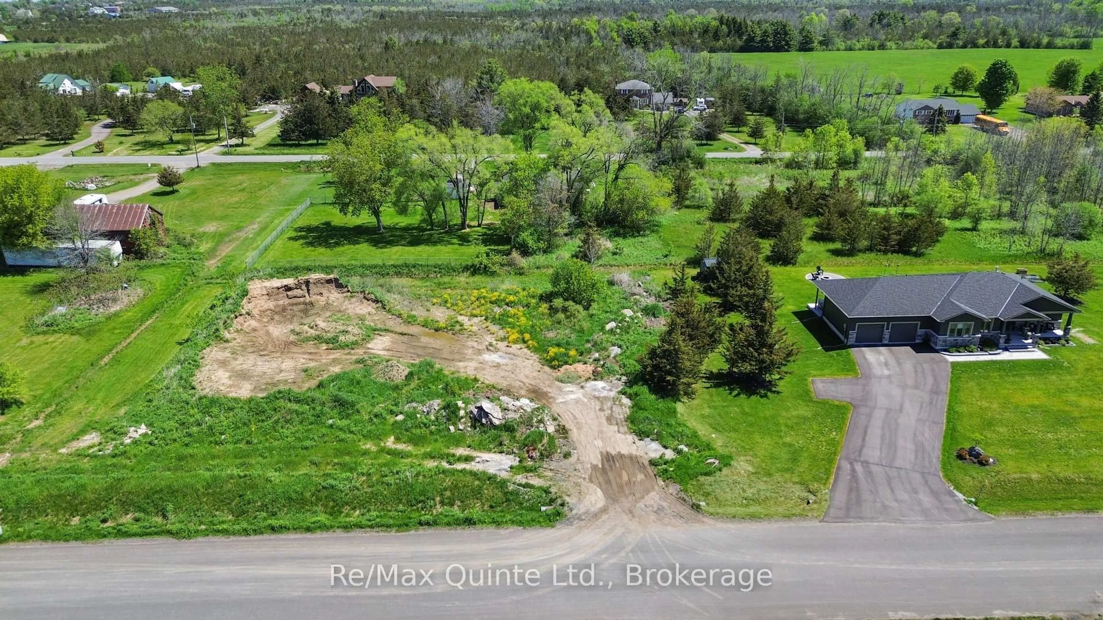 A pic from outside/outdoor area/front of a property/back of a property/a pic from drone, building for 348 Michael's Way, Prince Edward County Ontario K0K 1L0