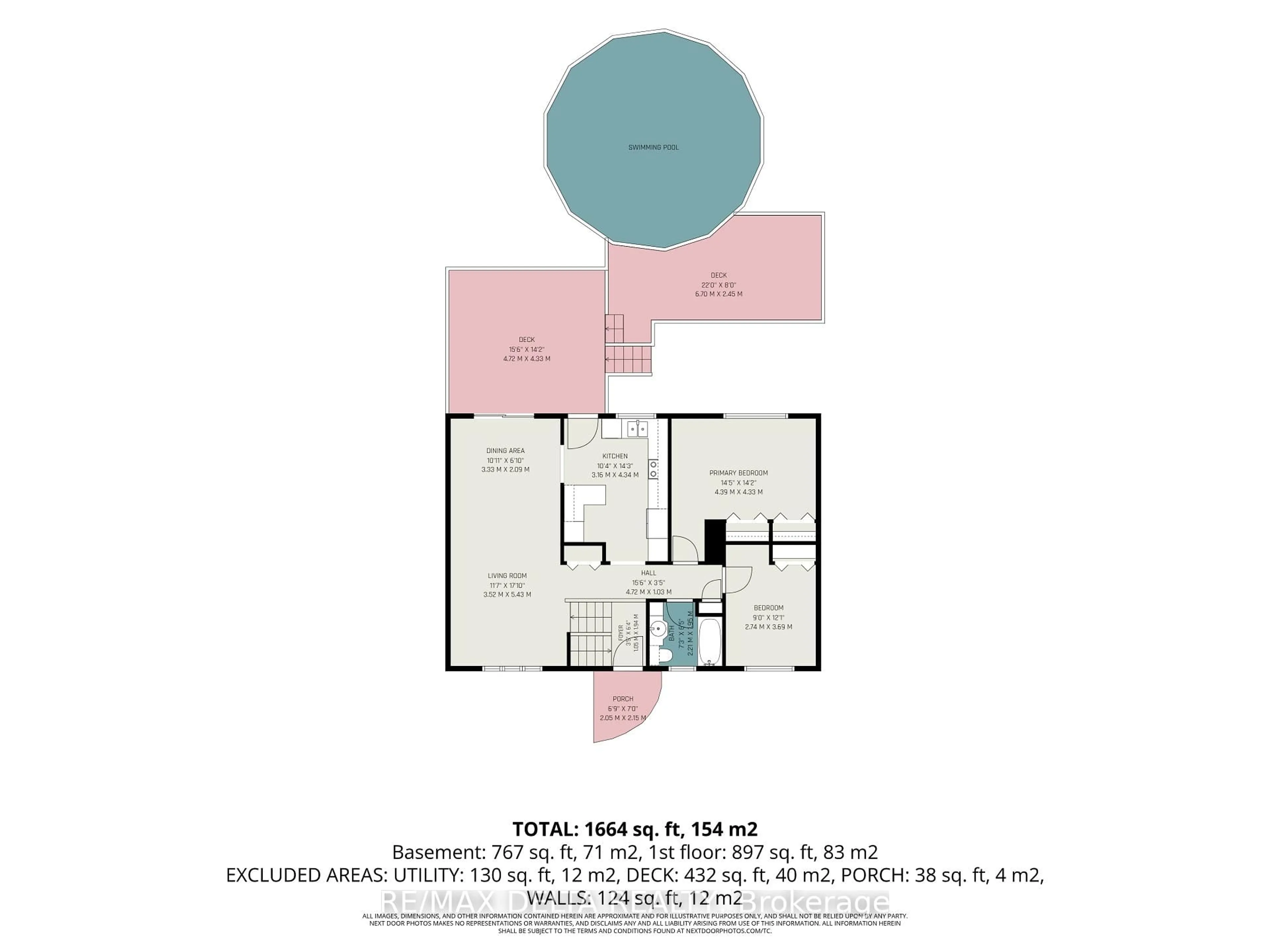 Floor plan for 331 Roxdale Ave, Ottawa Ontario K1E 1T9