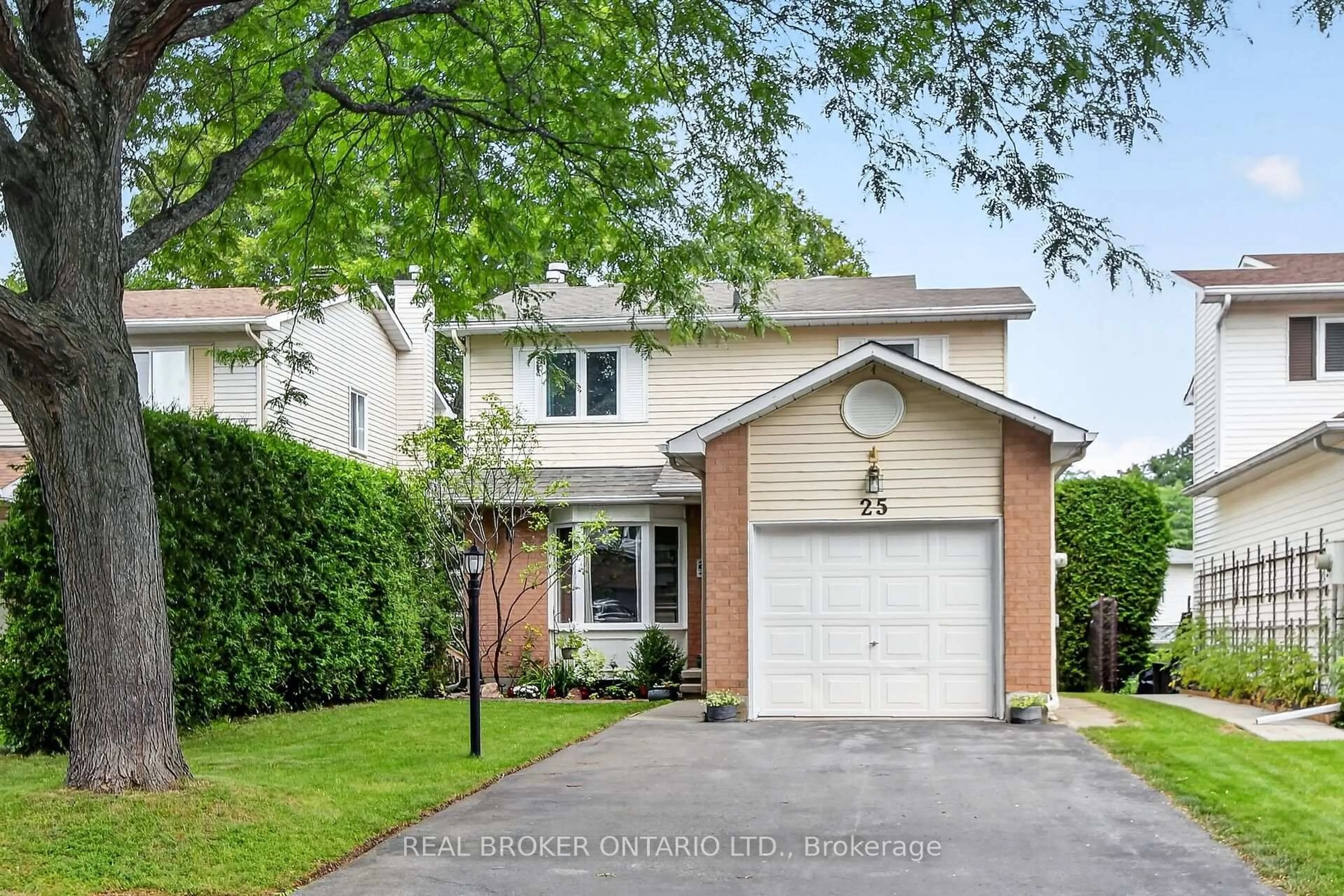 Home with brick exterior material, street for 25 Moresby Dr, Ottawa Ontario K2M 2E5